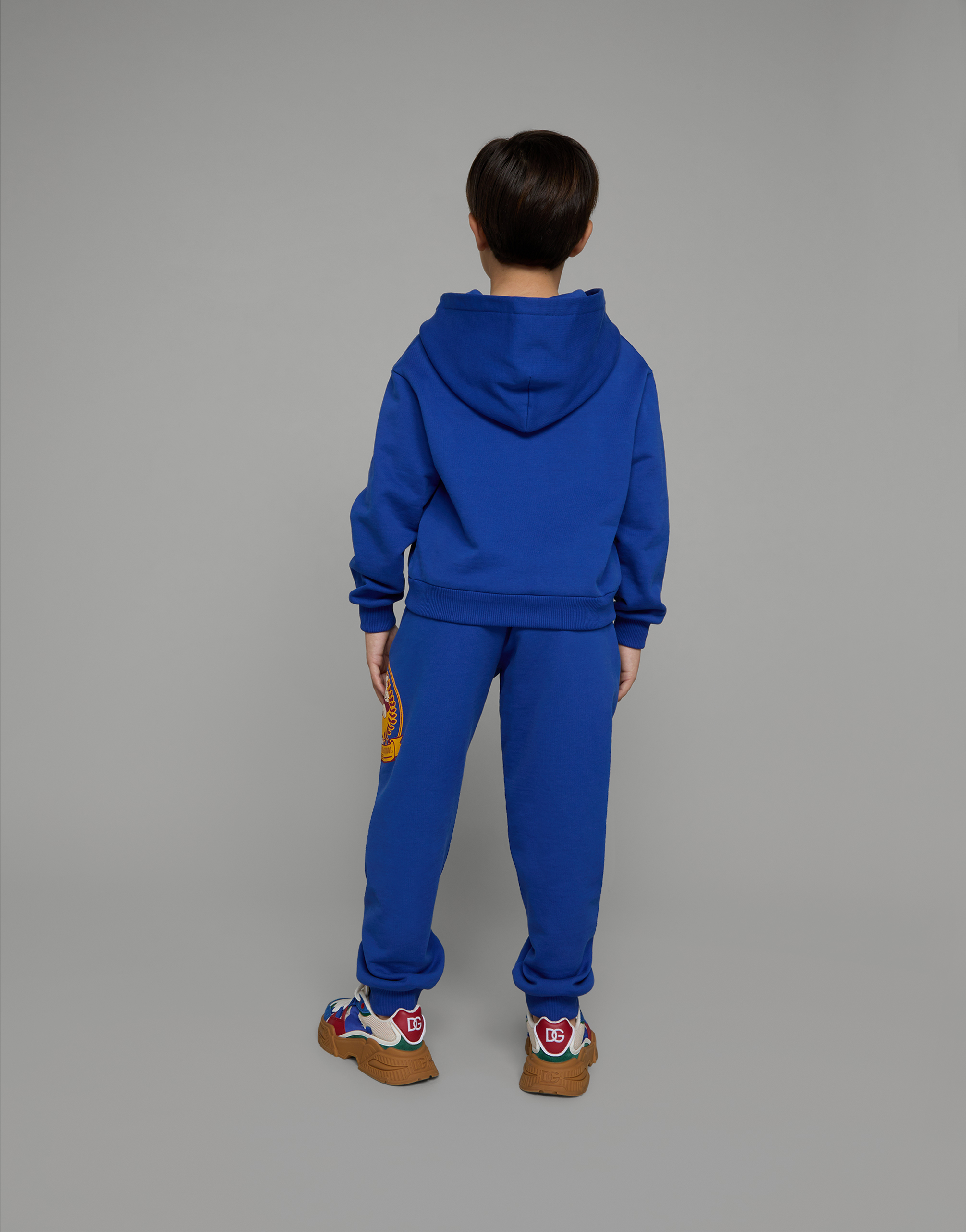 DOLCE & GABBANA MASCOT-PRINT HOODIE