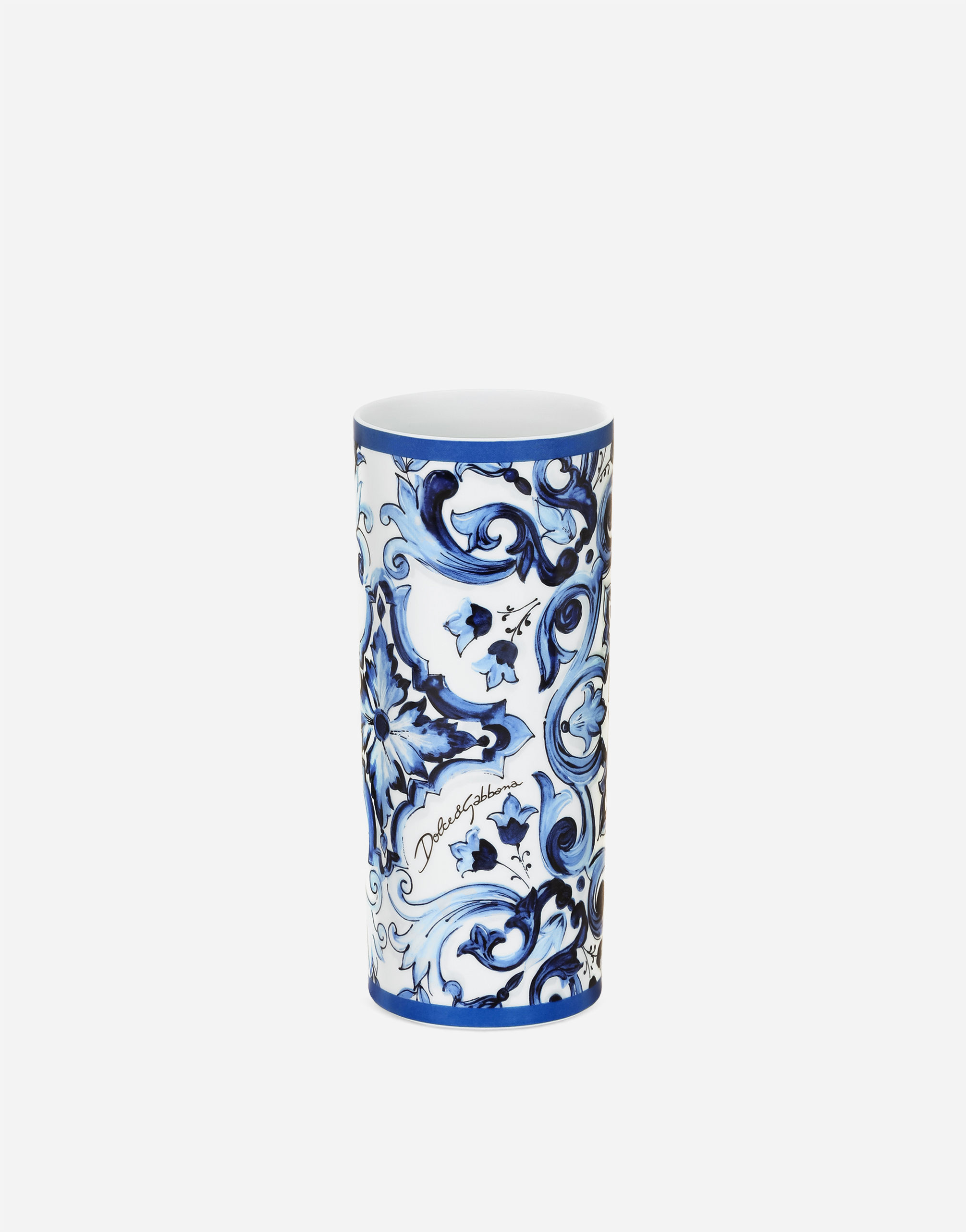 Cylindrical Porcelain Vase