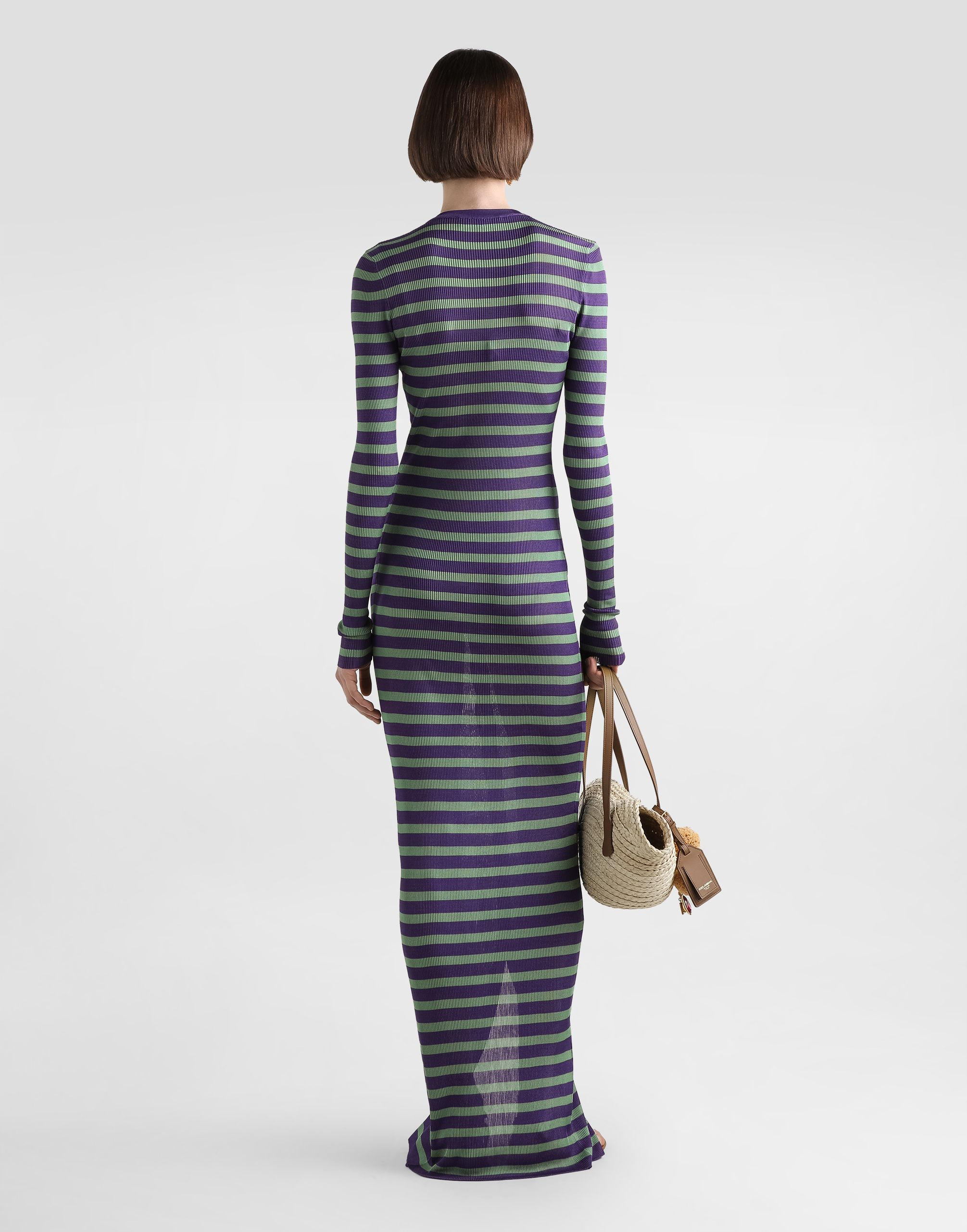 Dolce & Gabbana Striped Knitted Dress