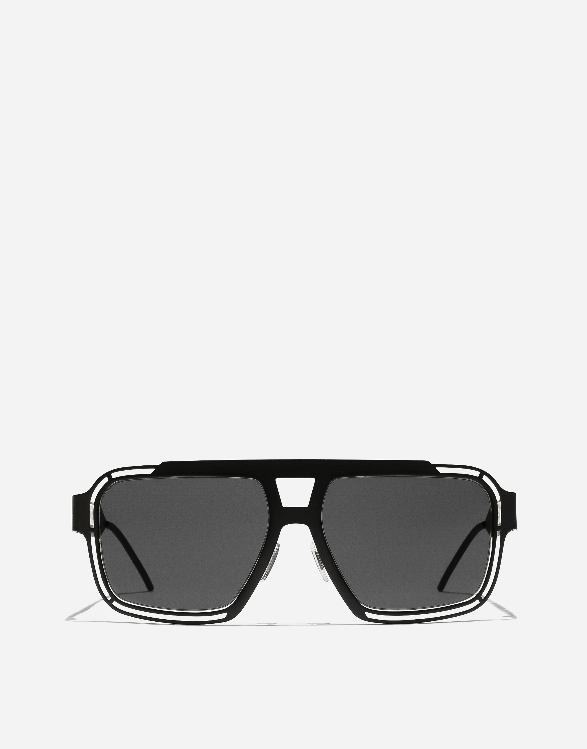 Dolce & Gabbana Dg Logo Sunglasses - Man Icons Black Onesize