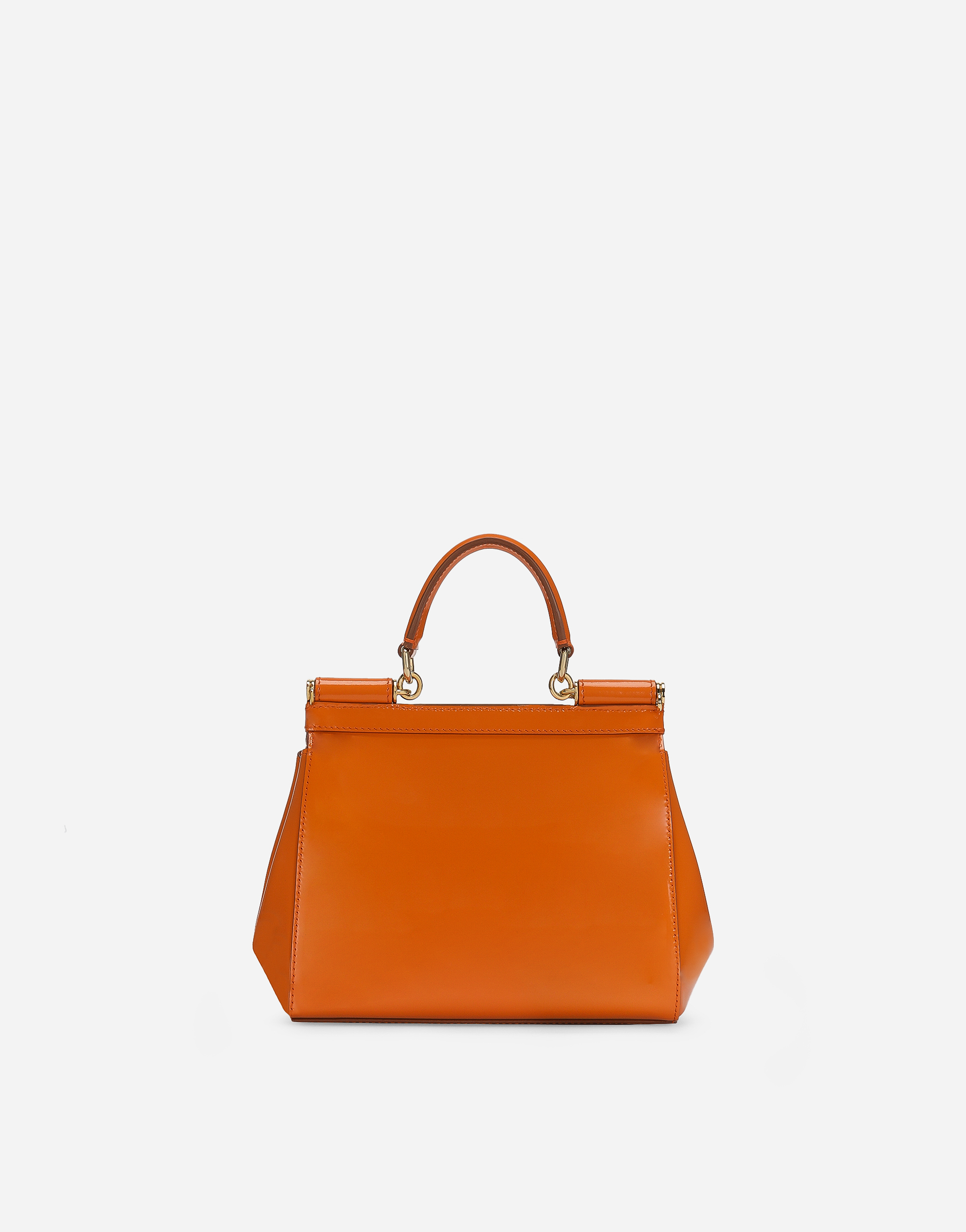 Shop Dolce & Gabbana Medium Sicily Handbag In Orange