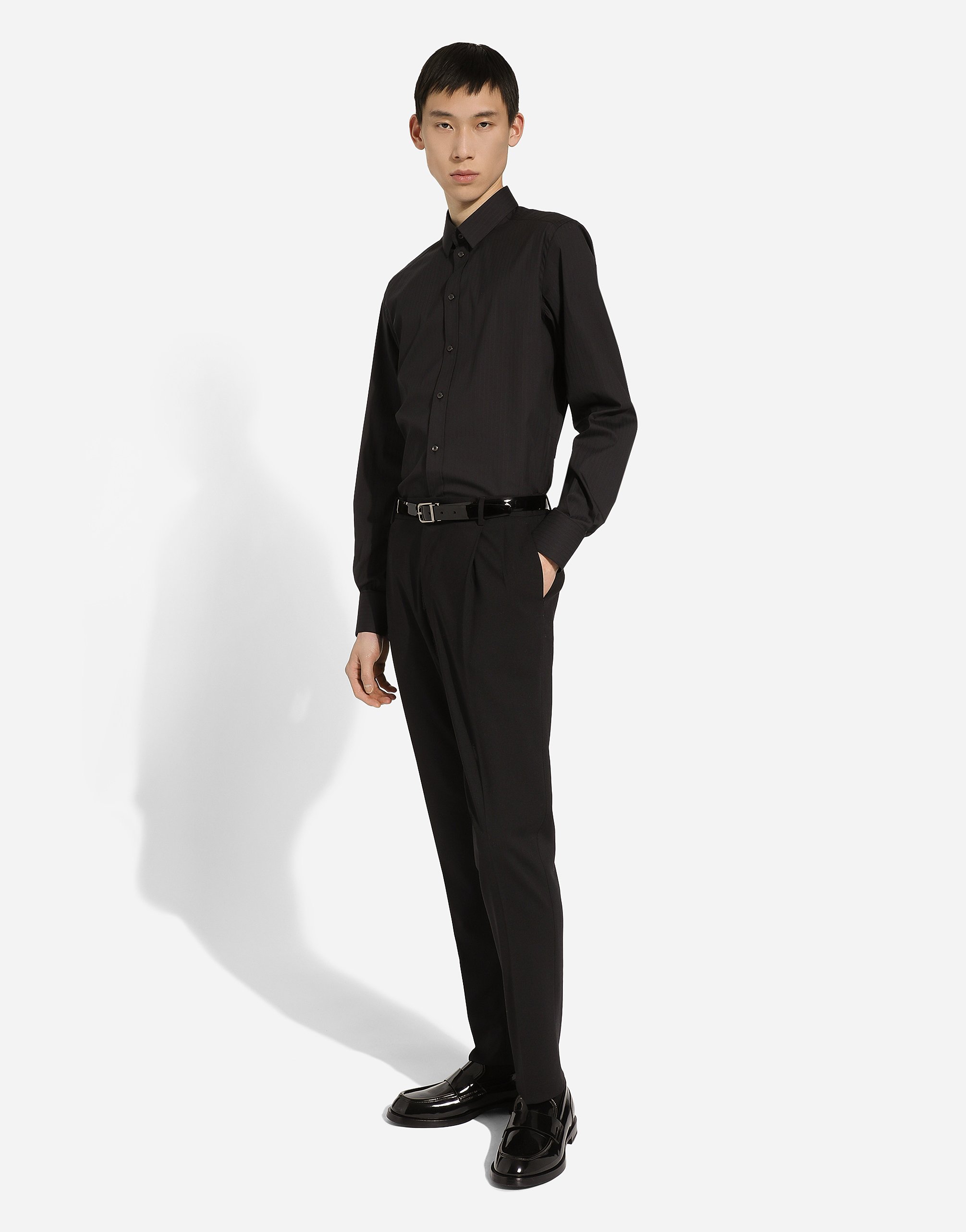 Stretch cotton Gold-fit shirt