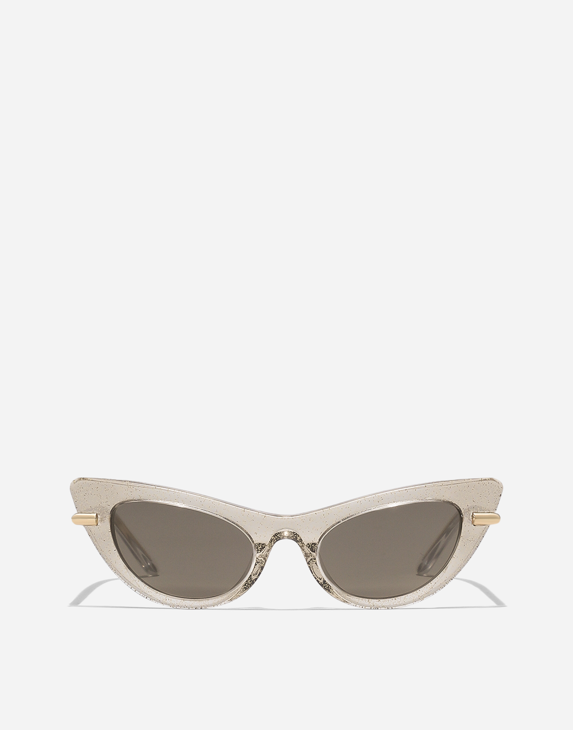 Dolce & Gabbana Mini Me Sunglasses - Woman Sunglasses Yellow Glitter Onesize