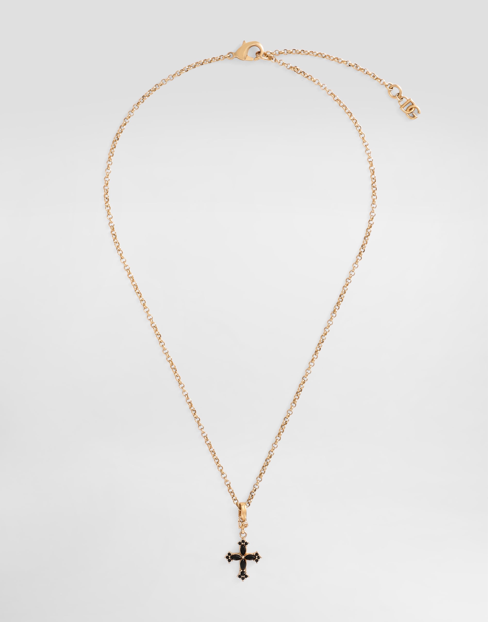 Dolce & Gabbana ターコイズクロスネックレス WNQ4S2W1111_ZOO00_0.jpg