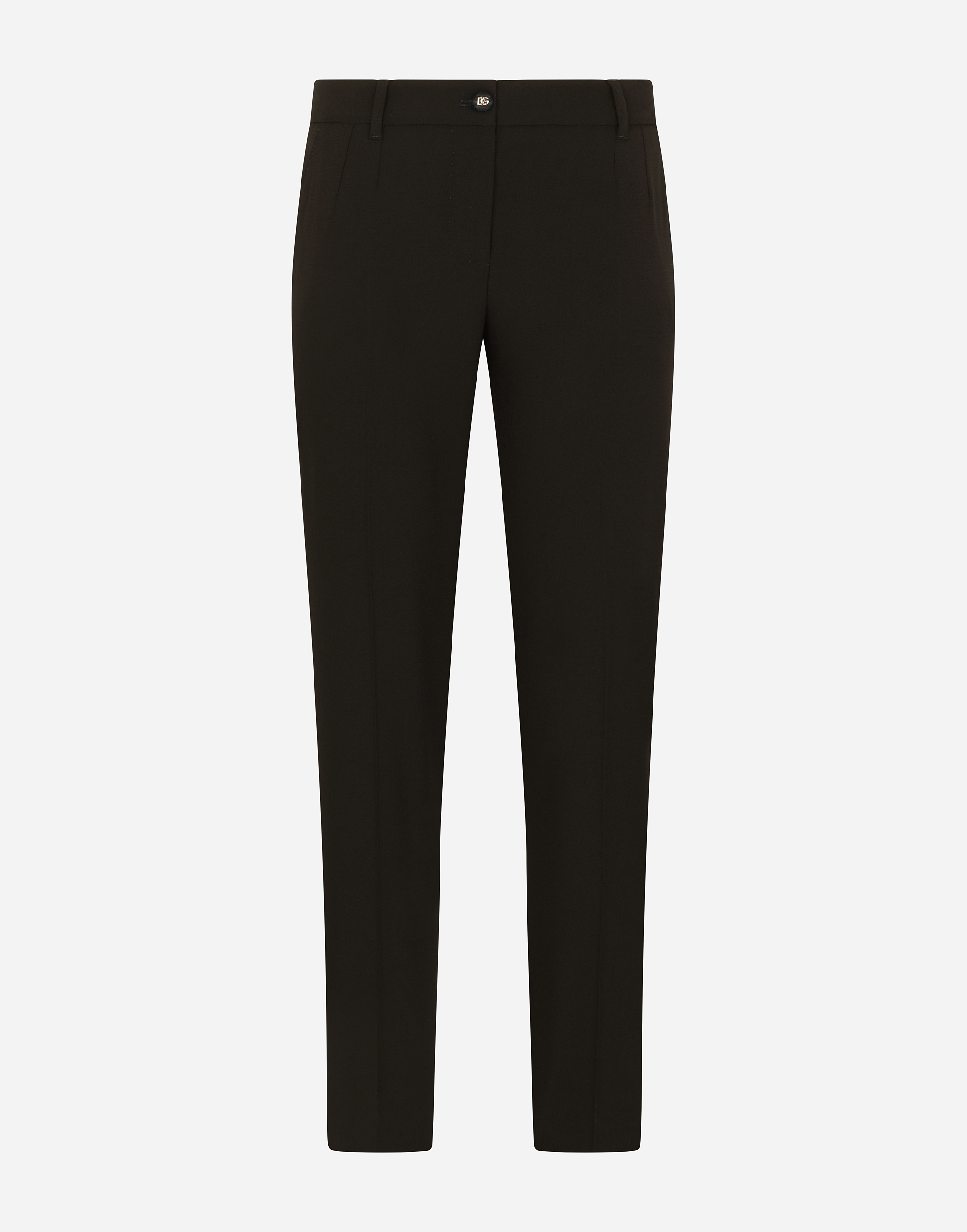 Dolce & Gabbana Woolen Kate Pants In Black