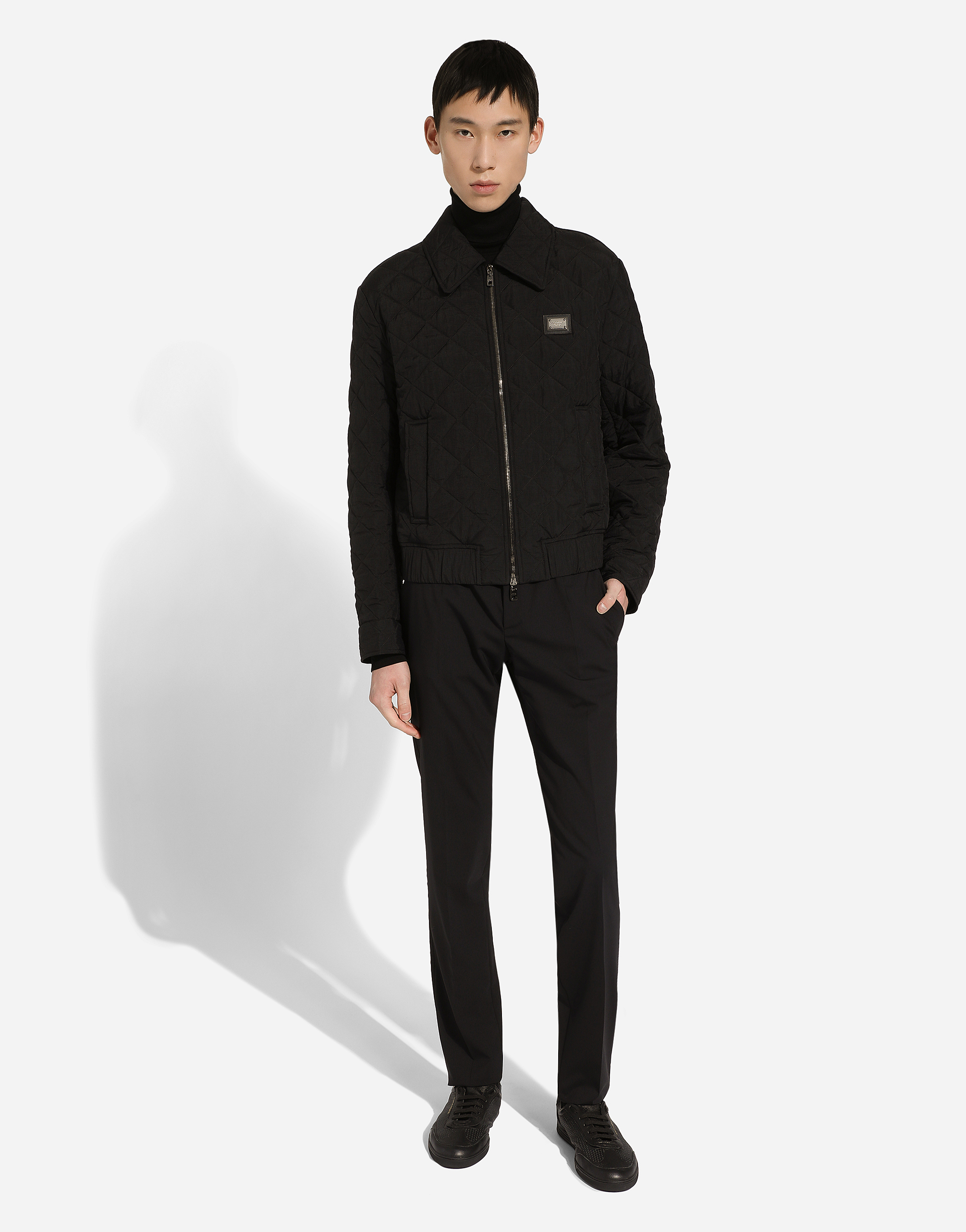 Dolce & Gabbana Quilted Jacket In Black