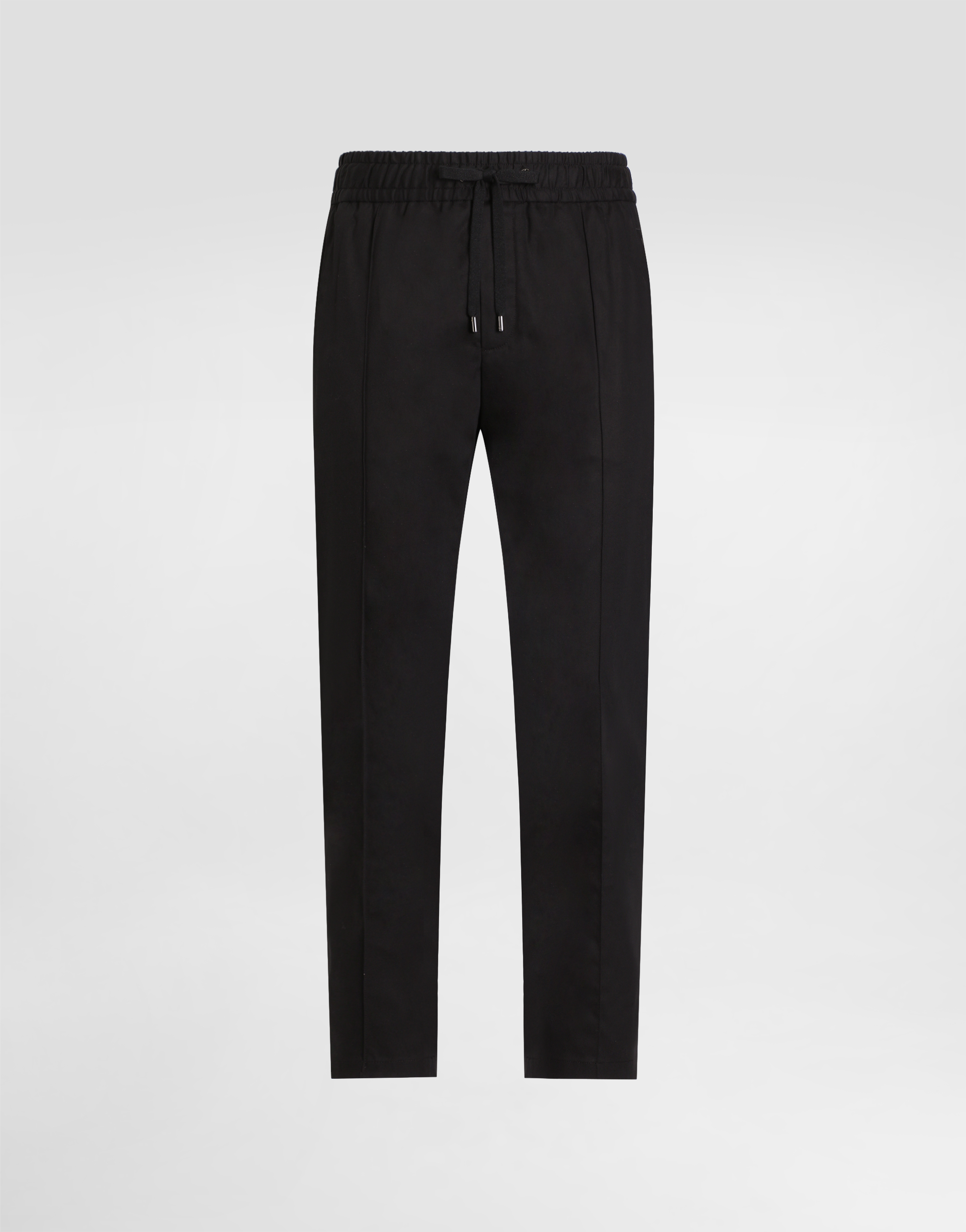 Dolce & Gabbana Pressed-crease Trousers In Black