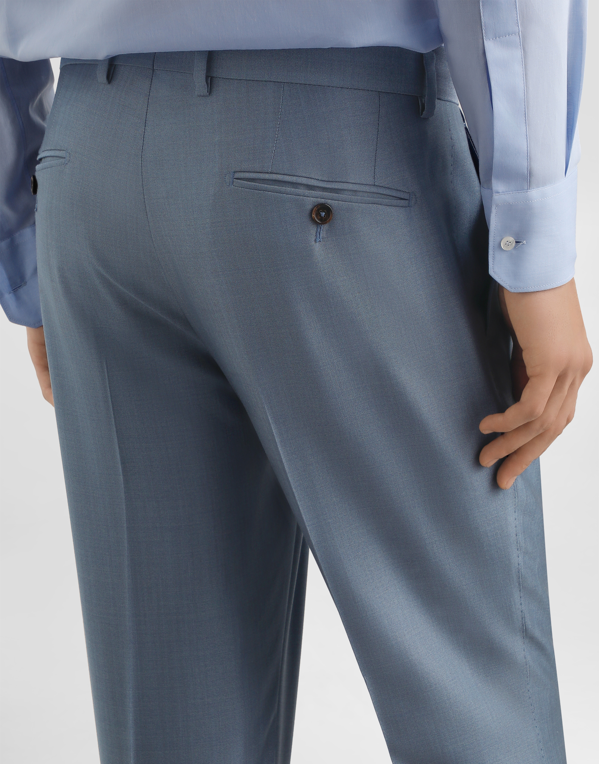 Single-breasted wool and silk  suit
