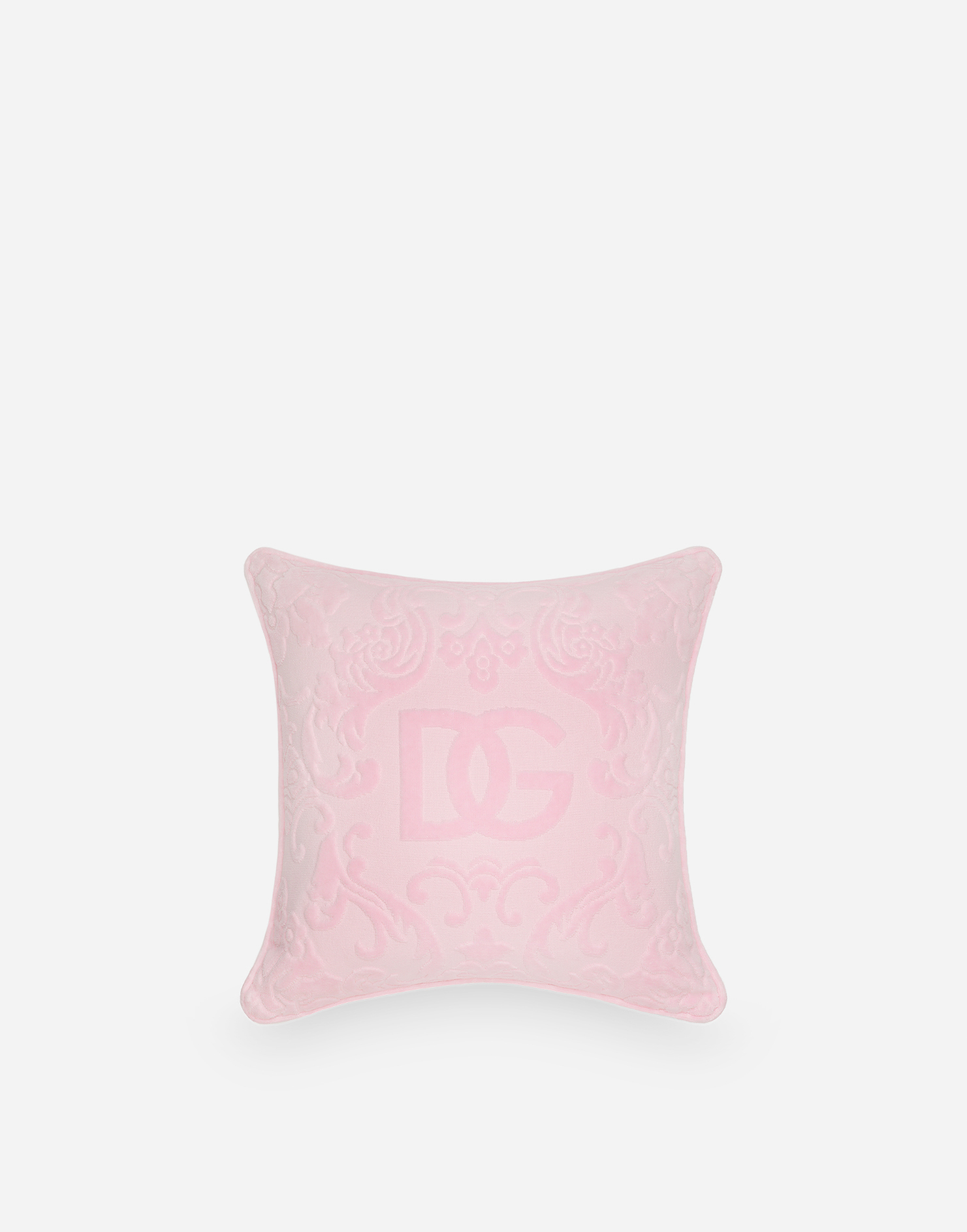 Dolce & Gabbana Cotton Terry Outdoor Cushion In Multicolor