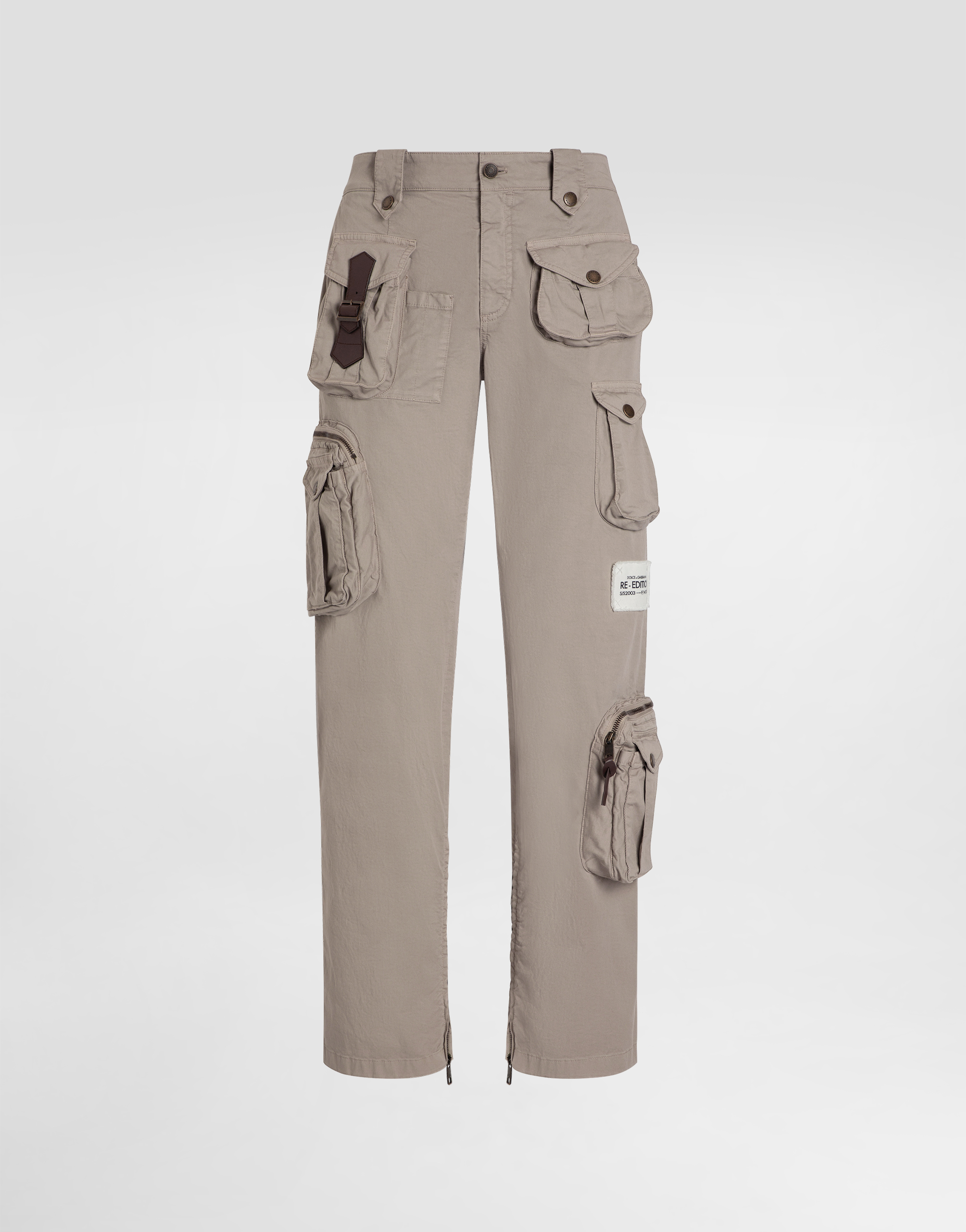 Dolce & Gabbana Cotton Blend Cargo Trousers