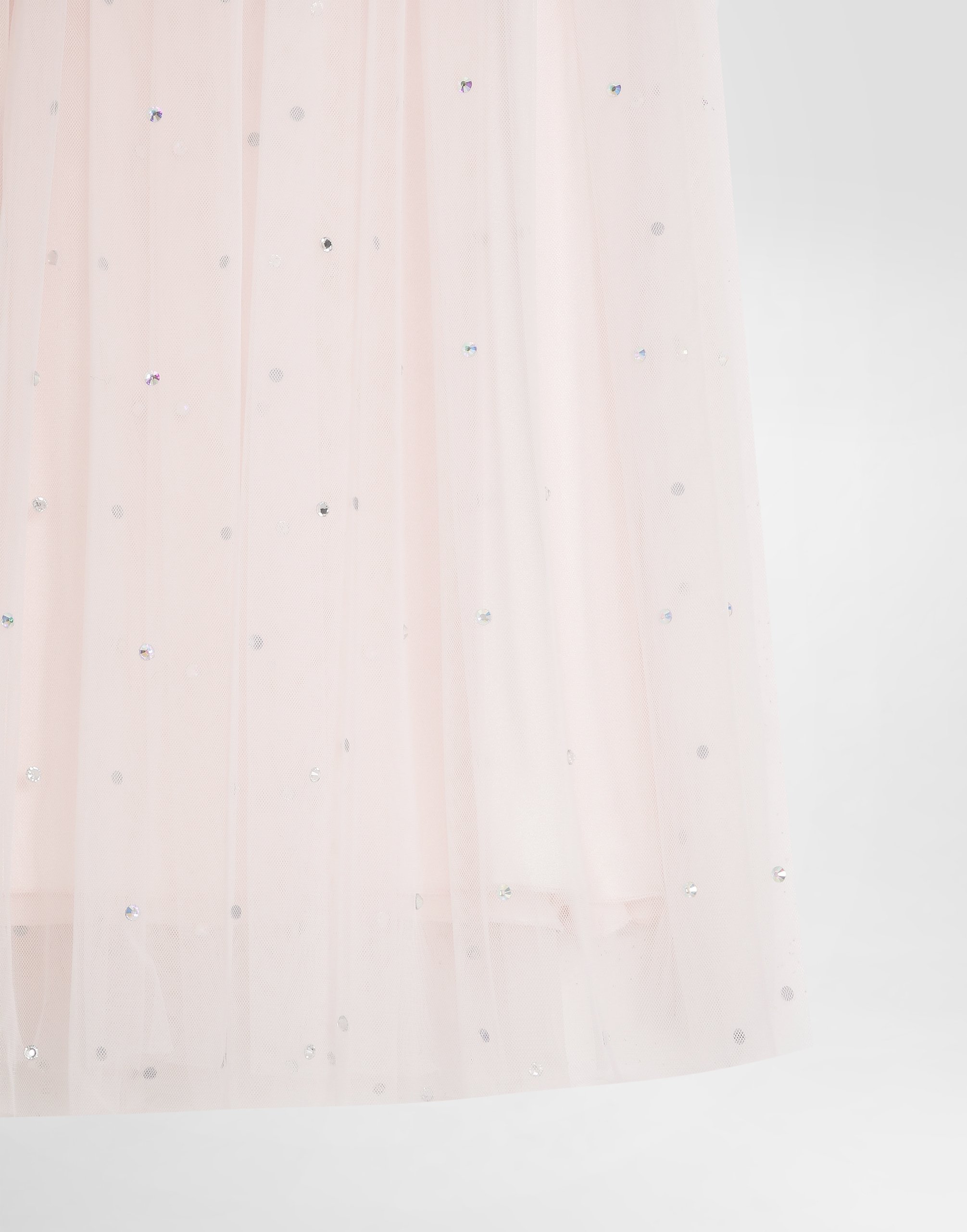 Tulle skirt with rhinestone embellishment