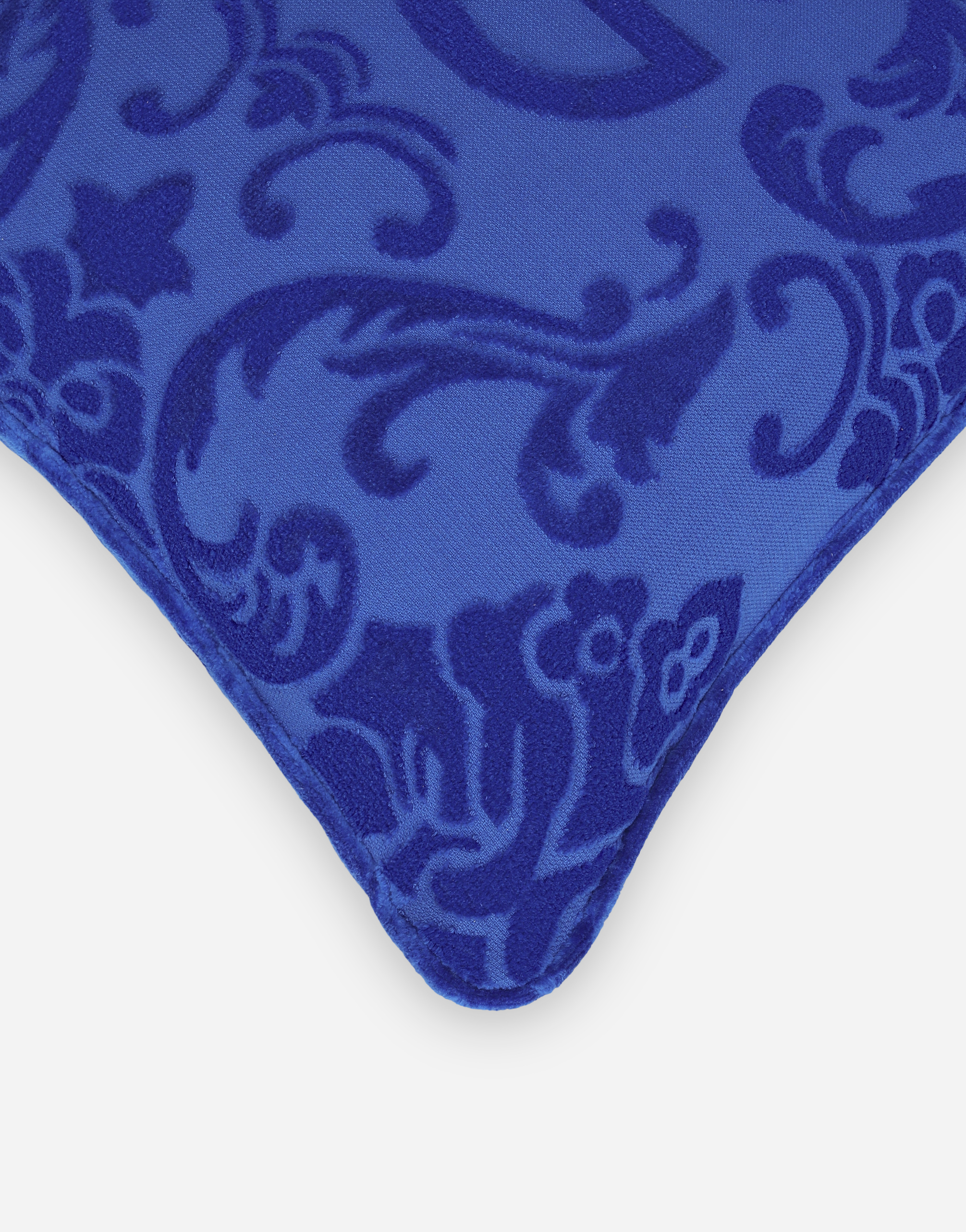 Dolce & Gabbana Cotton Terry Outdoor Cushion In Multicolor