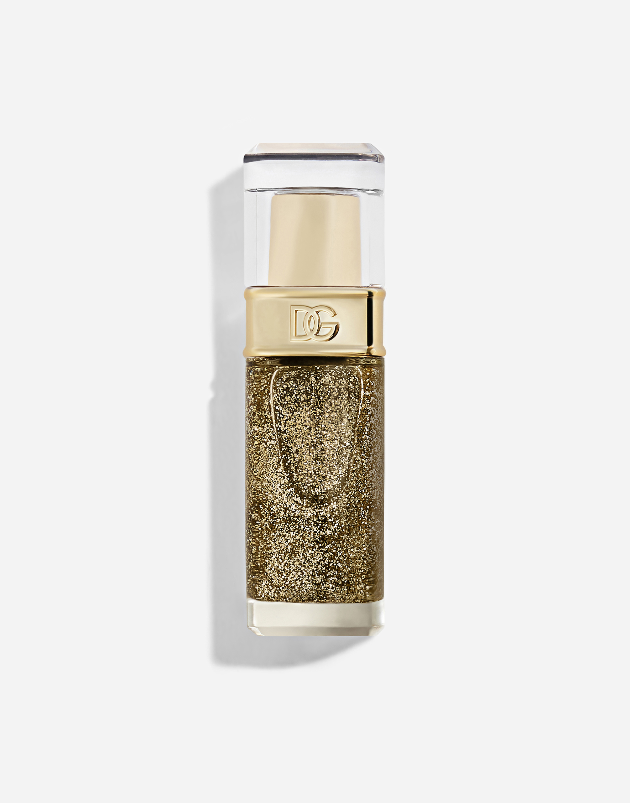 Dolce & Gabbana Sf Aw24 Nailed It 3 Gold Legend In 03 Legend - Clear Base With Golden Glitter
