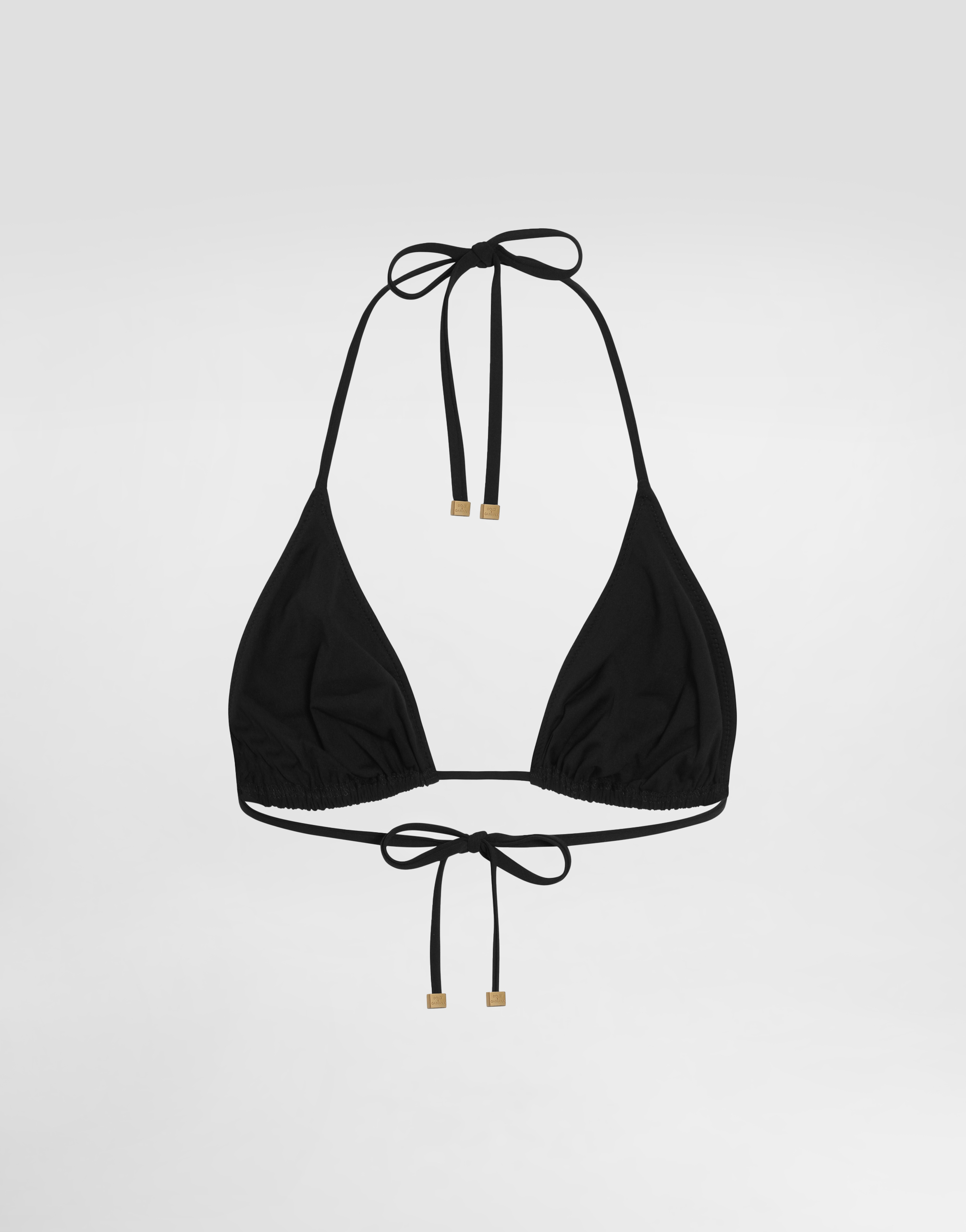 Dolce & Gabbana Women's Triangle Bikini Top In Black