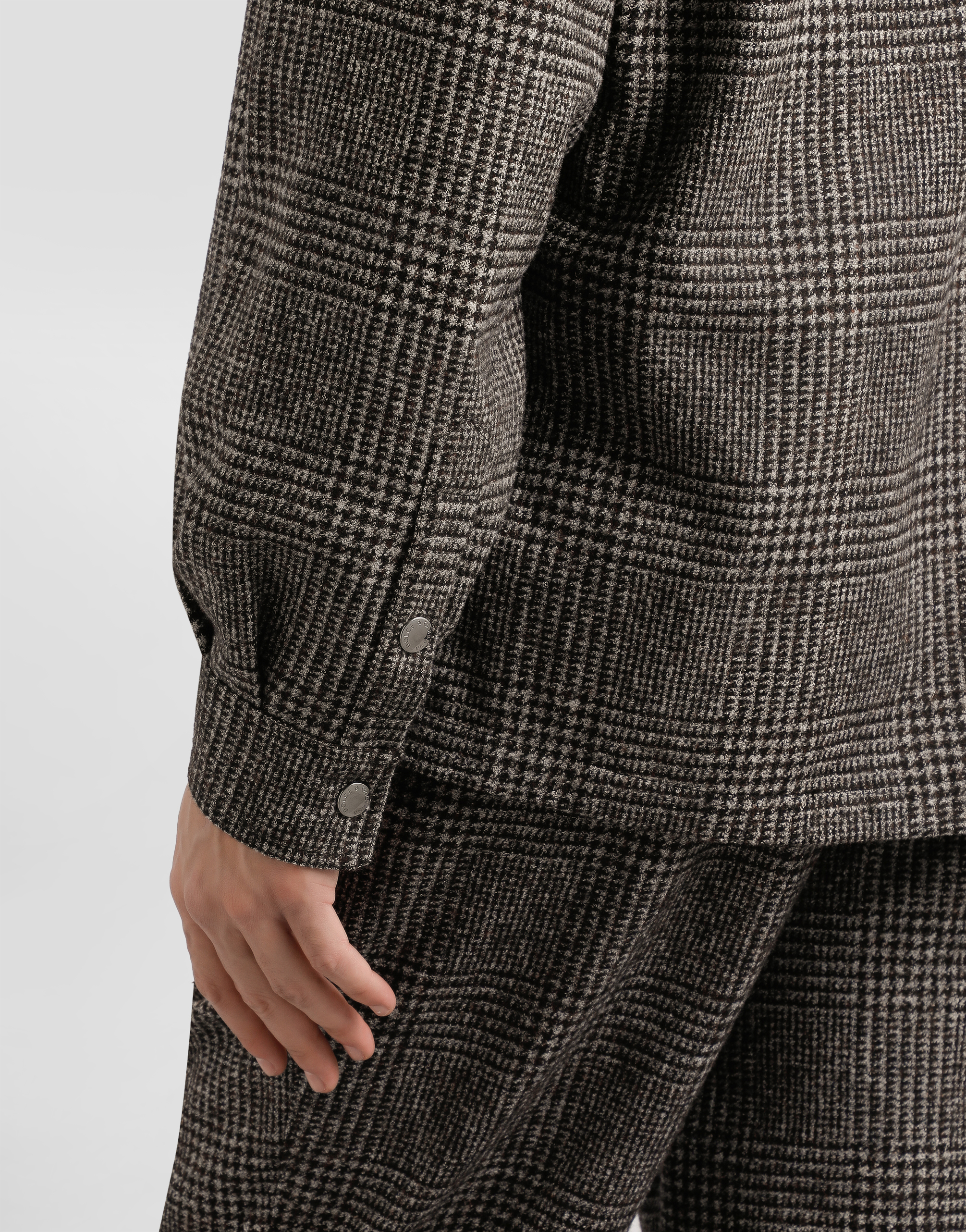 Glen plaid shirt