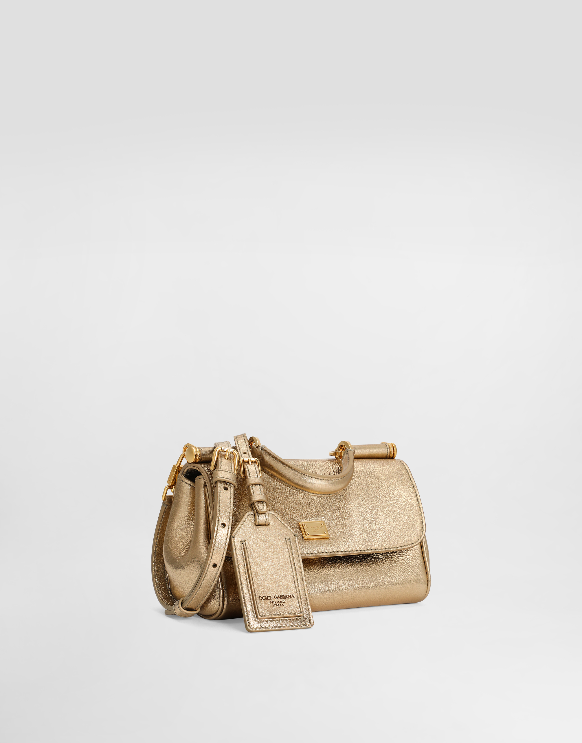 Dolce & Gabbana My Sicily Leather Handbag In Blue