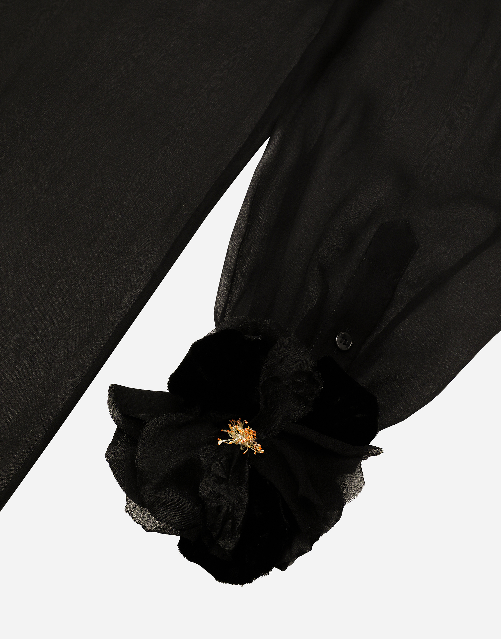 Chiffon pussy-bow shirt