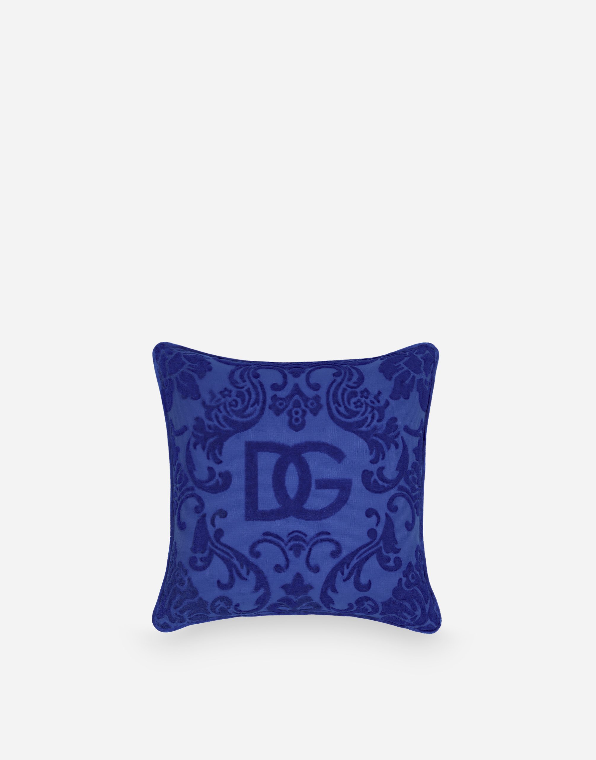 Dolce & Gabbana Cotton Terry Outdoor Cushion In Multicolor