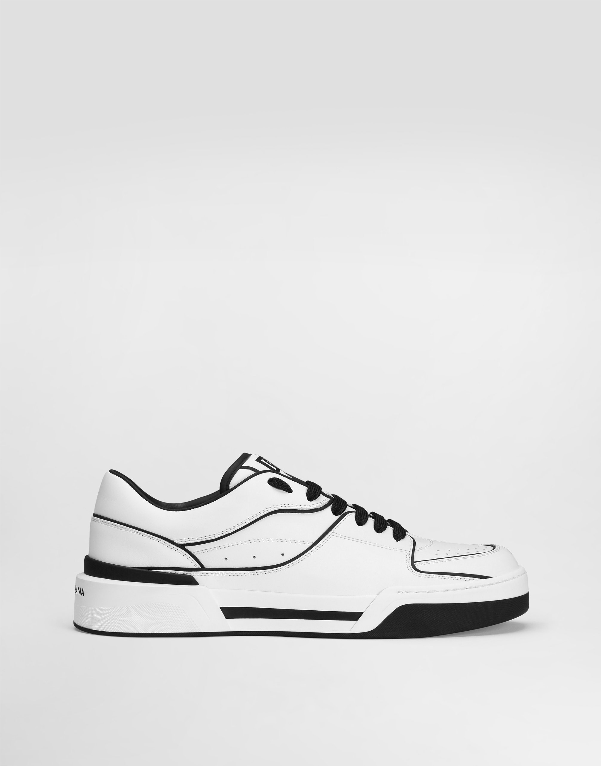Dolce & Gabbana New Roma Leather Low-top Sneakers In Multicolor