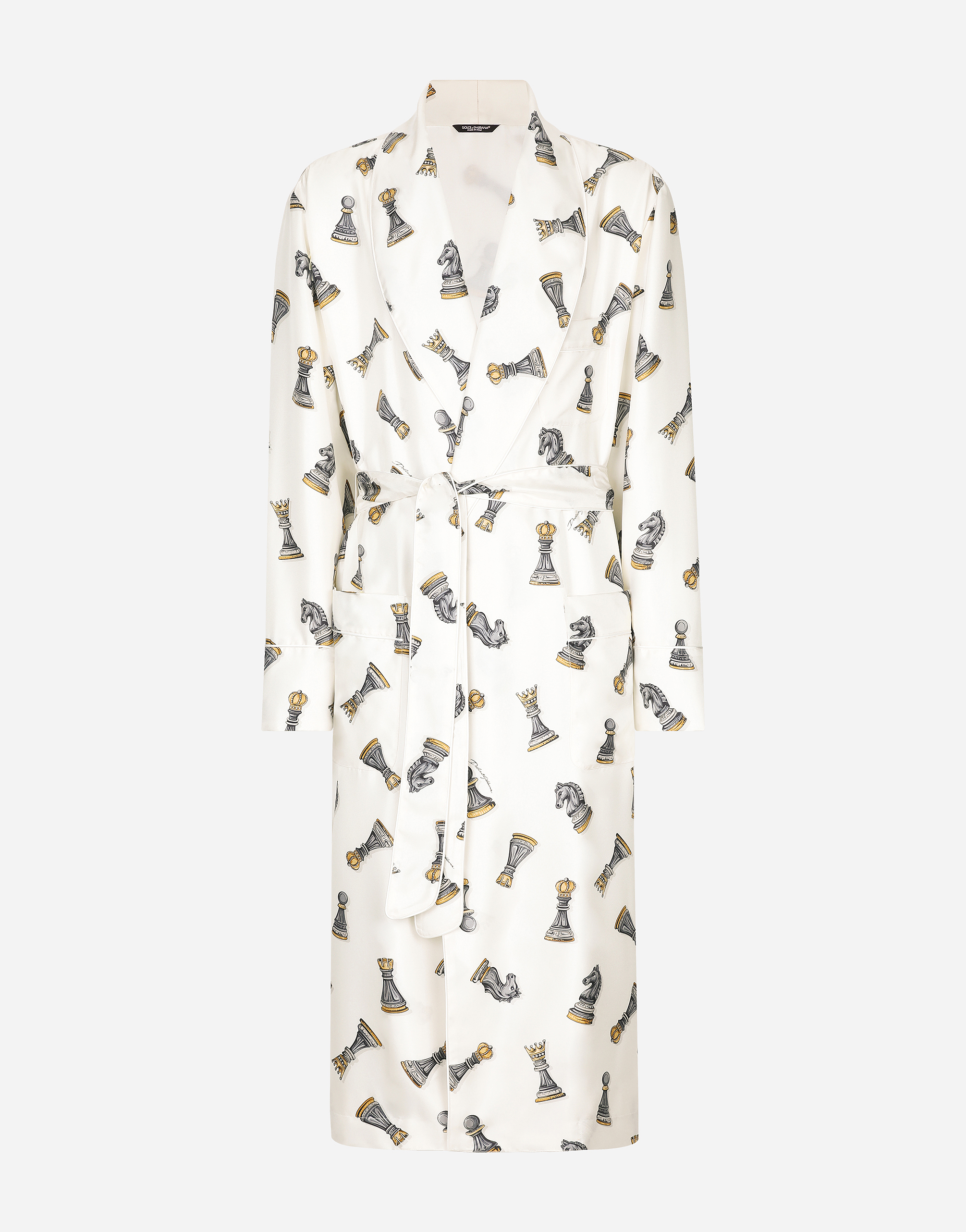 Dolce & Gabbana マヨリカプリント シルクツイル ガウン G0936TIS1VA_HA5EQ_0.jpg