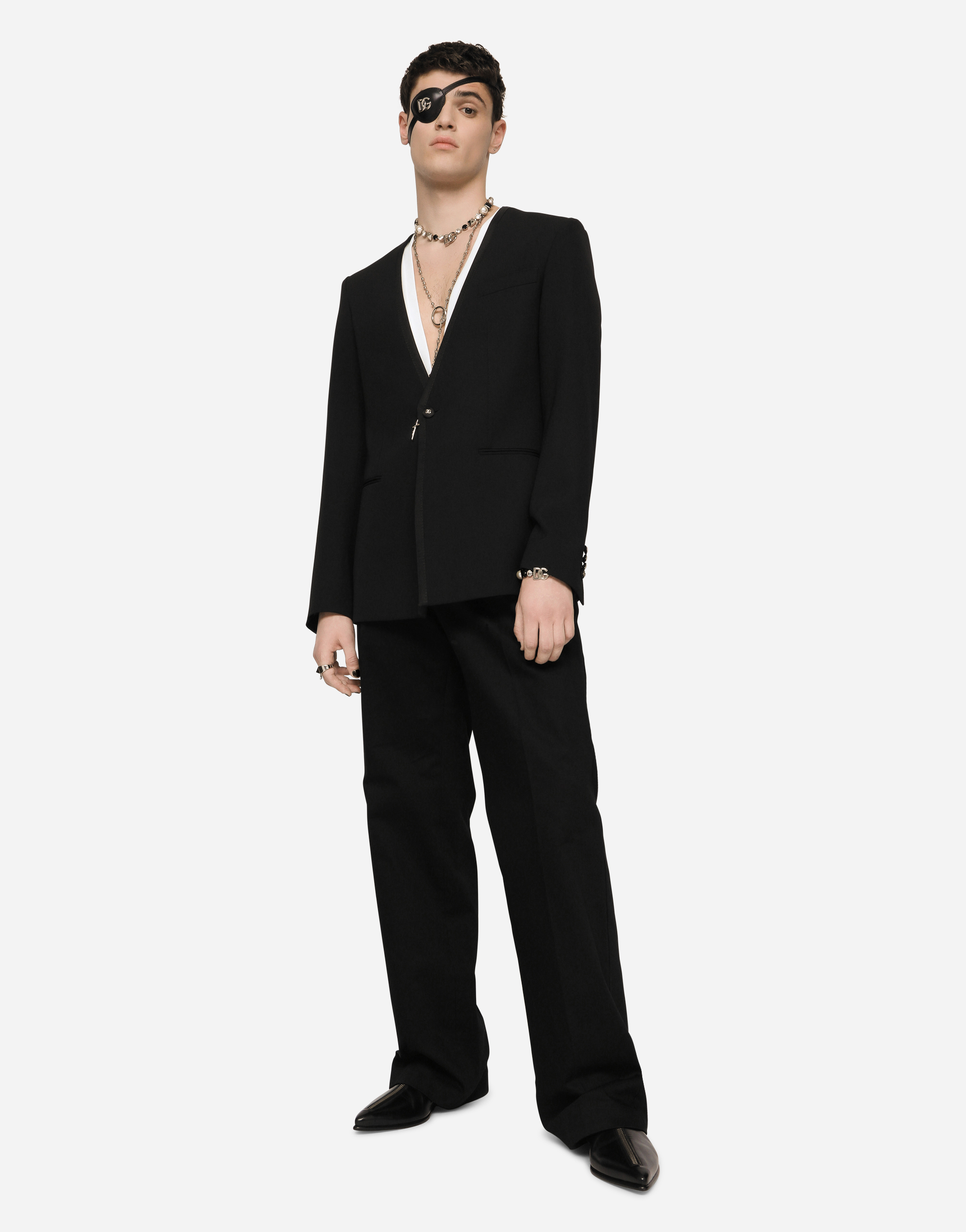 DOLCE & GABBANA BRUSHED CALFSKIN ANKLE BOOTS WITH ZIPPER