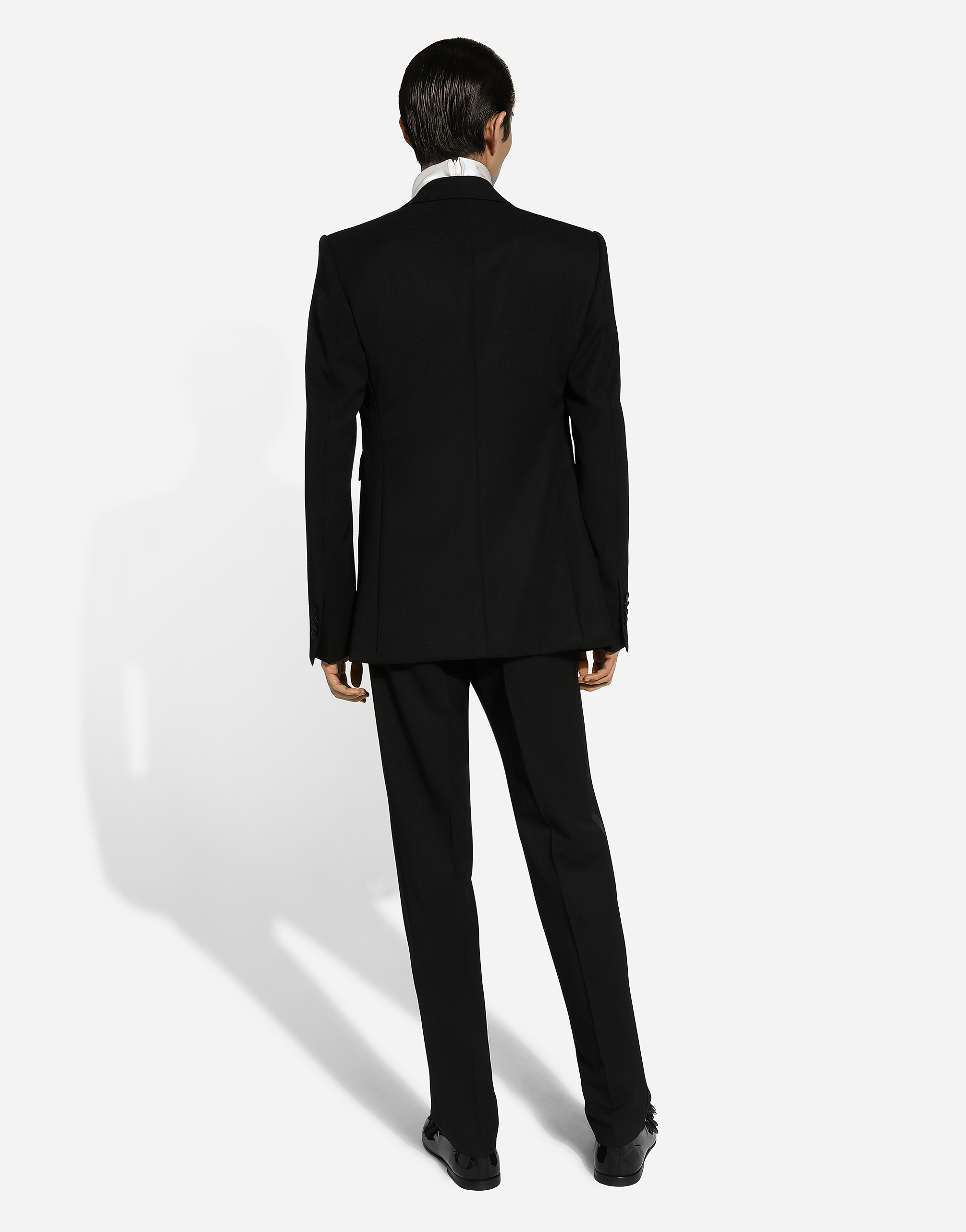 Dolce & Gabbana Dolce&gabbana White Silk Turtleneck In White