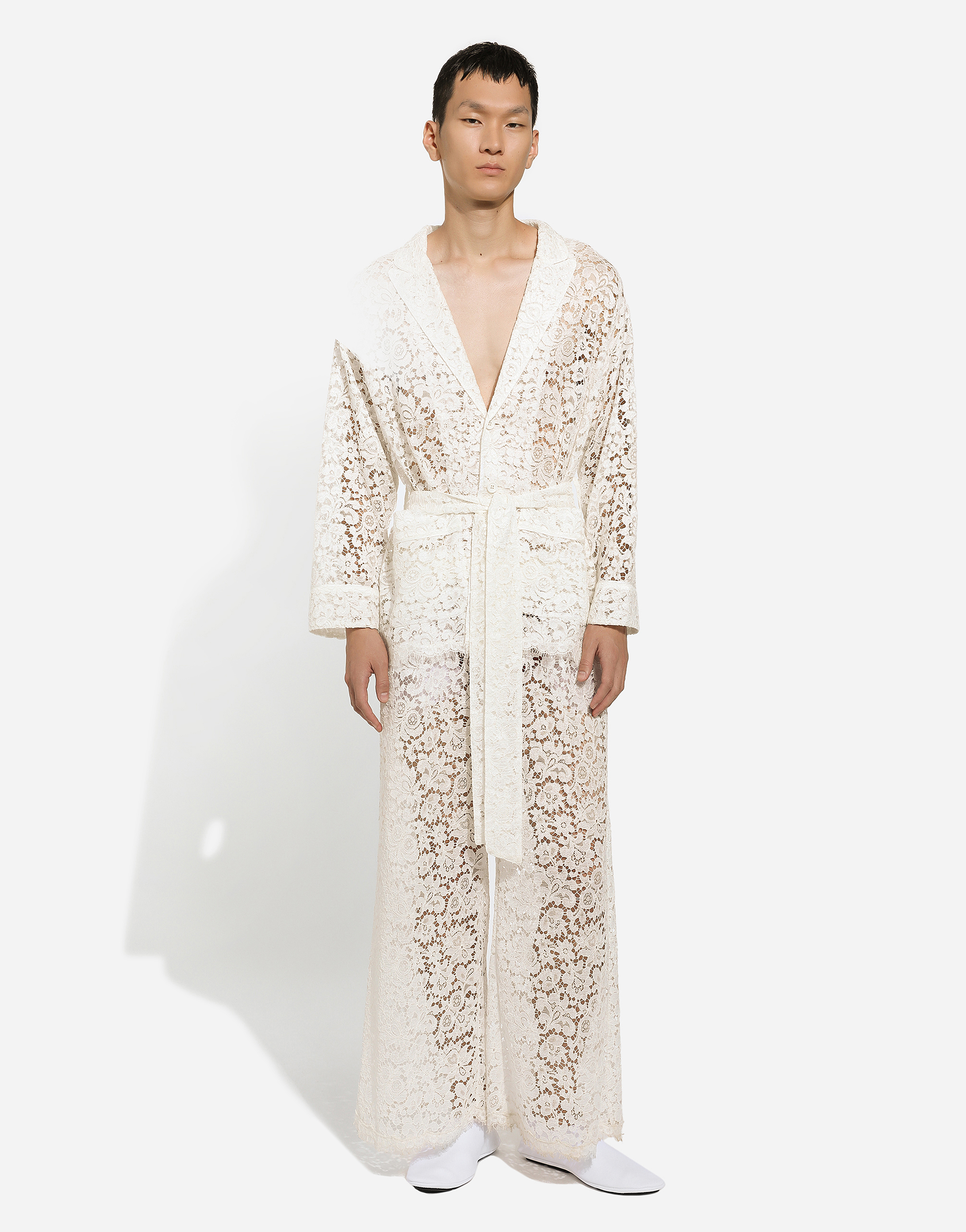 Tailored lace pants