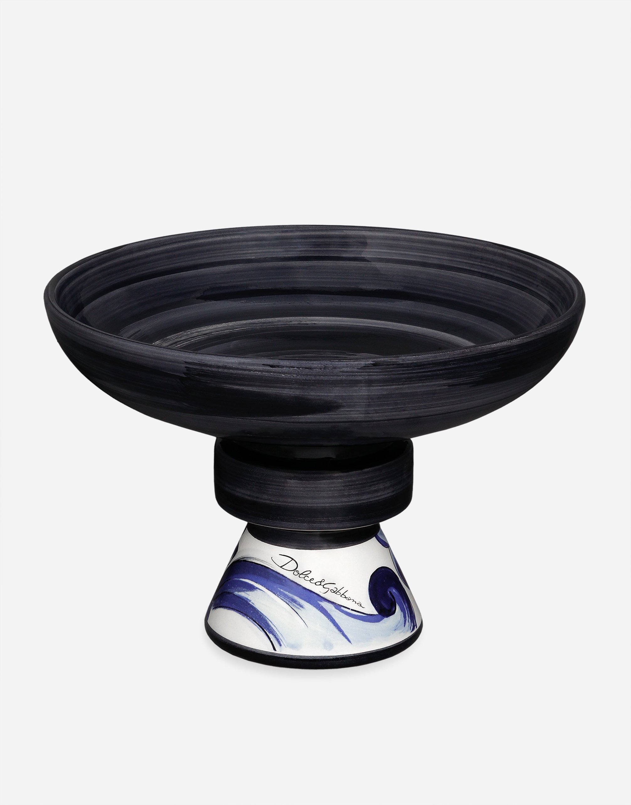Dolce & Gabbana Raised Ceramic Platter In Multi