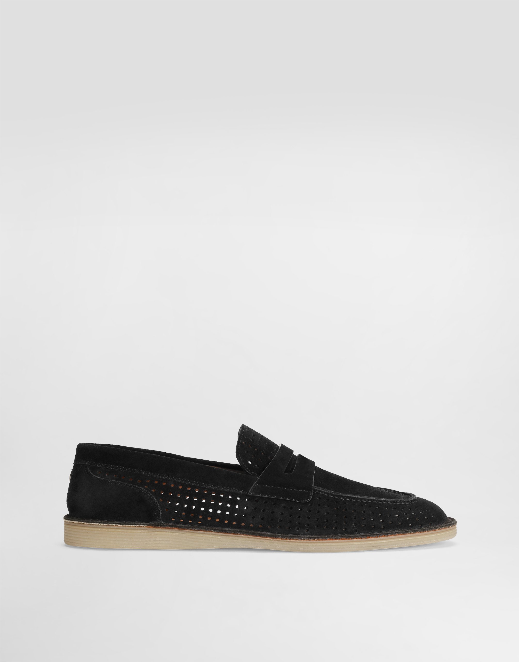 Dolce & Gabbana Calfskin Loafers - Man Driver Shoes And Loafers Black