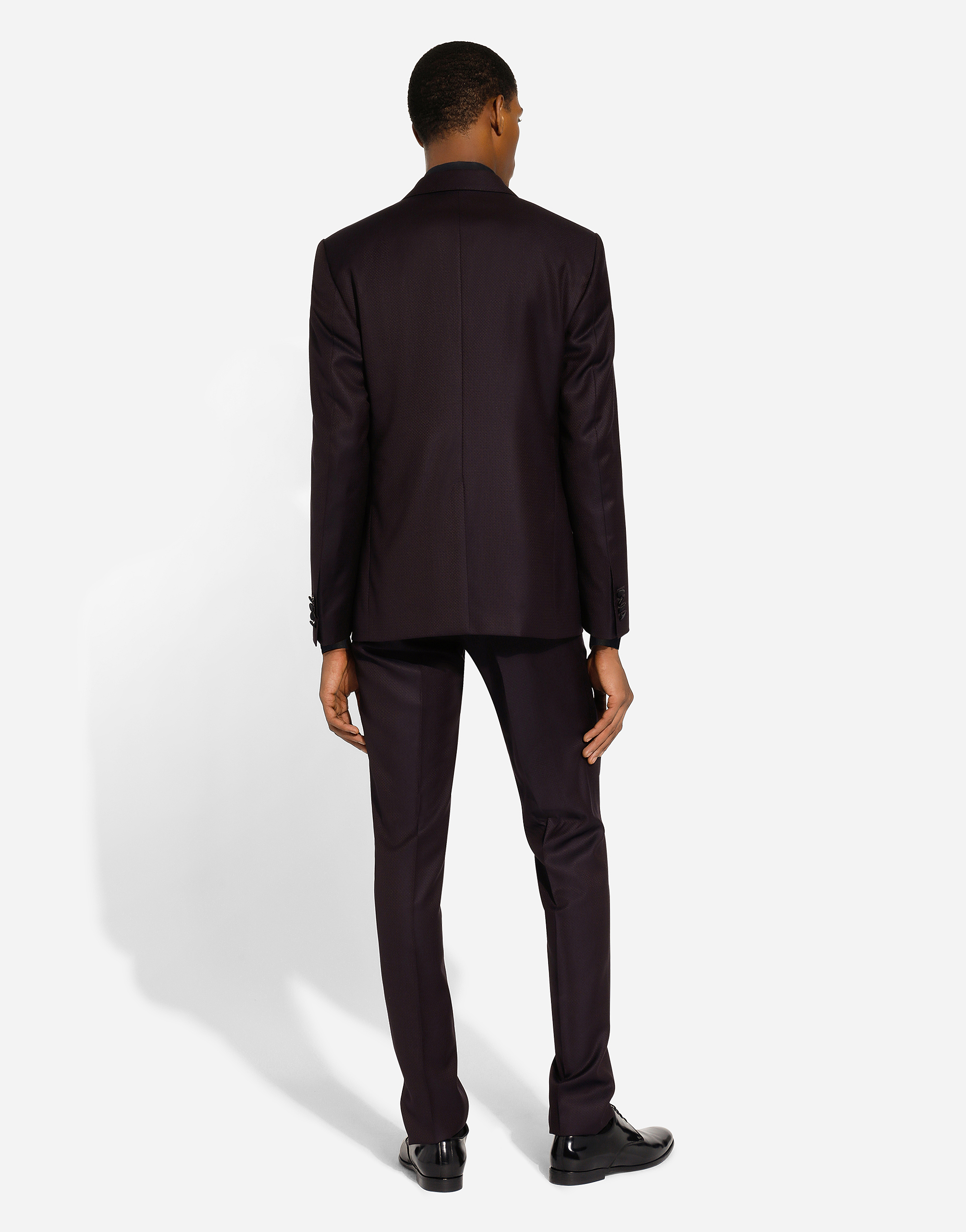 Dolce & Gabbana Single-breasted Tuxedo Suit In Multicolor