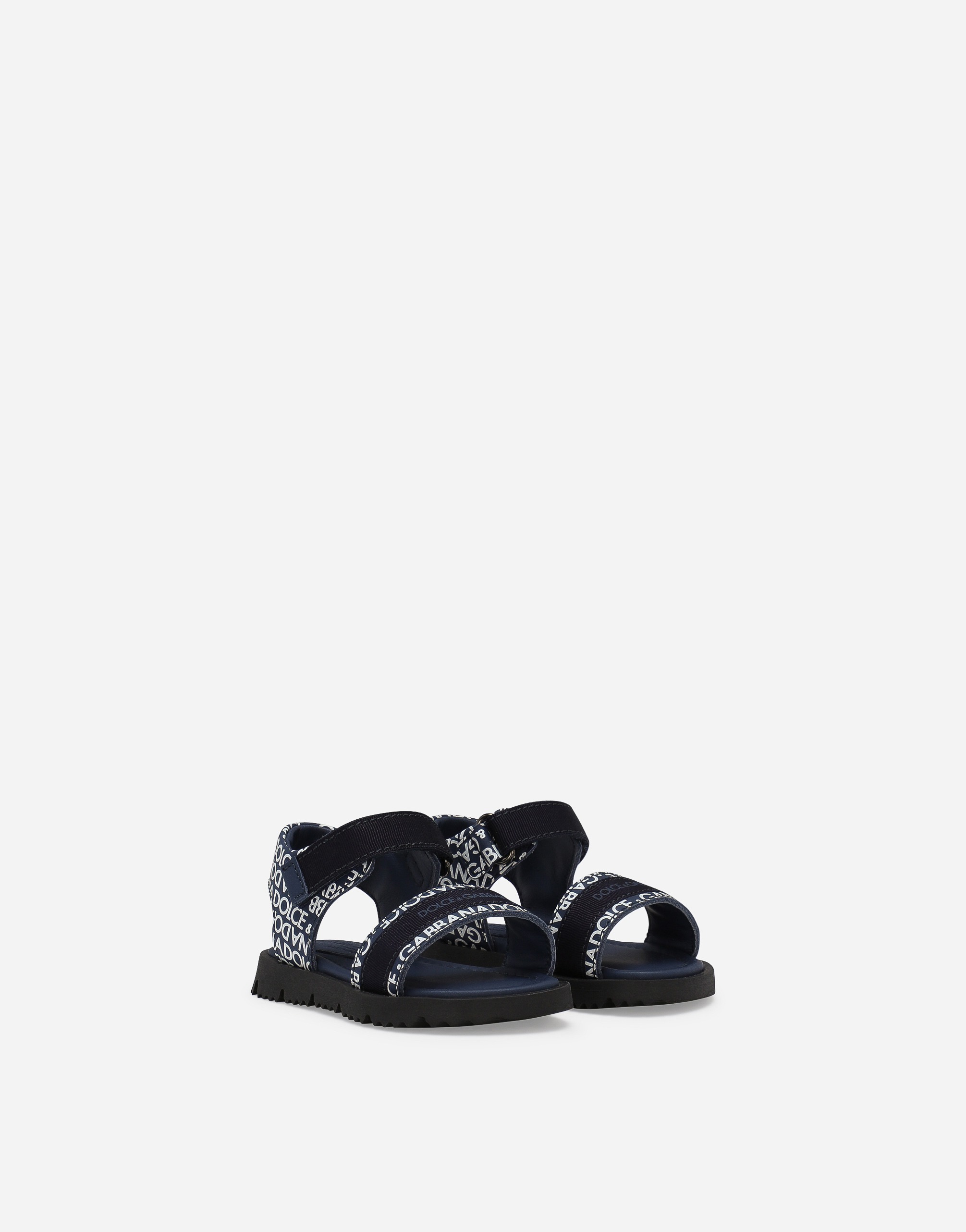 Printed calfskin sandals