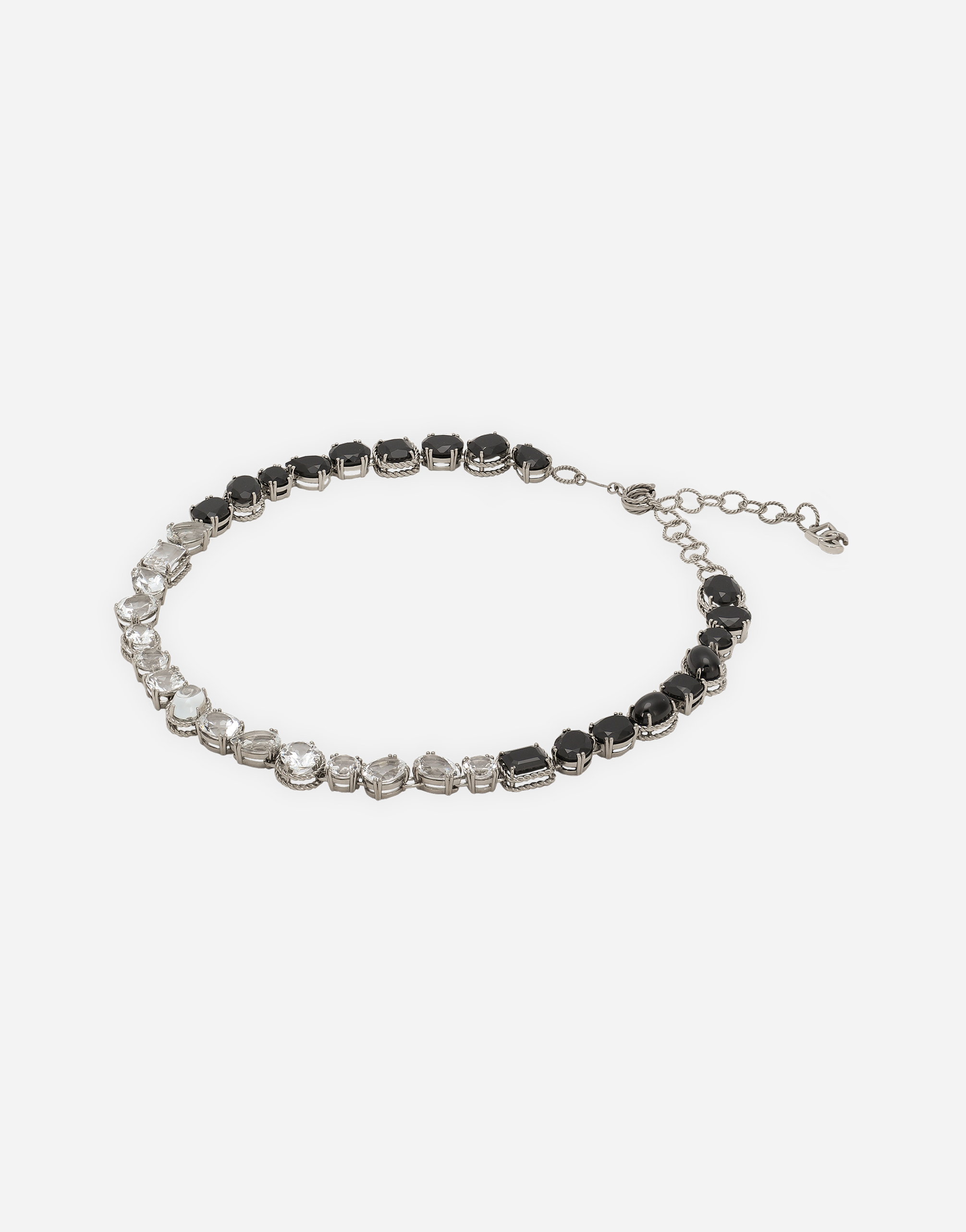 Dolce & Gabbana Anna Bracelet In White Gold 18kt With Spinel And Topazes In ホワイト