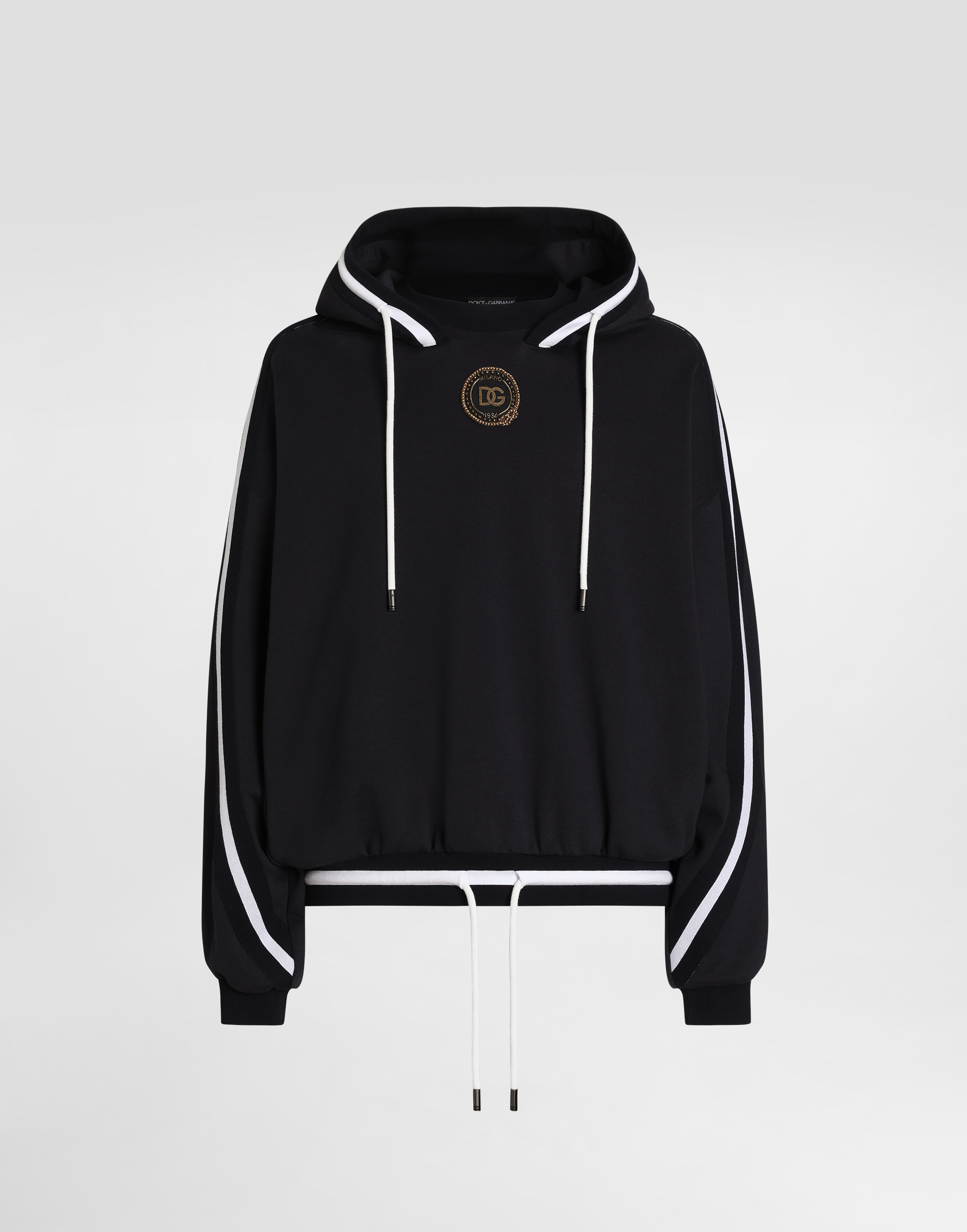 DOLCE&GABBANA　メンズパーカー Cotton hooded sweatshirt in Blue for Men | Dolce&Gabbana® US