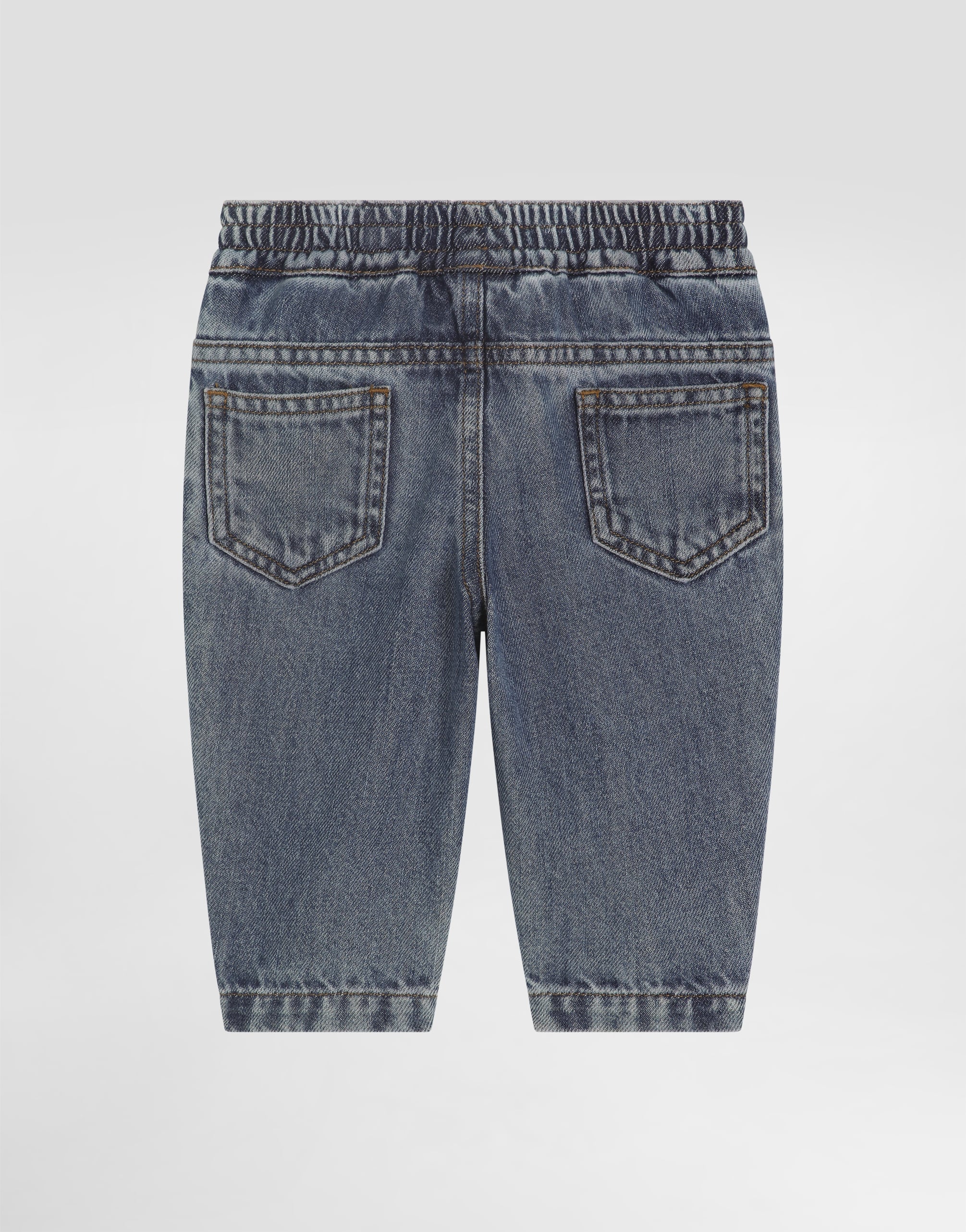  Dolce & Gabbana 5-pocket Denim Jeans With Branded Label - Mann Hosen Und Shorts Mehrfarbig 9/12 Months 