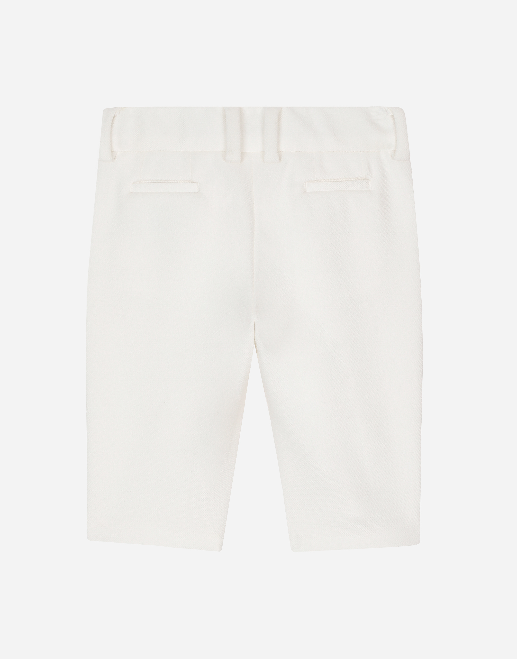  Dolce & Gabbana Pantalon Classique En Jersey Armuré - Homme Pantalons Et Shorts Blanc Jersey 9 Months 