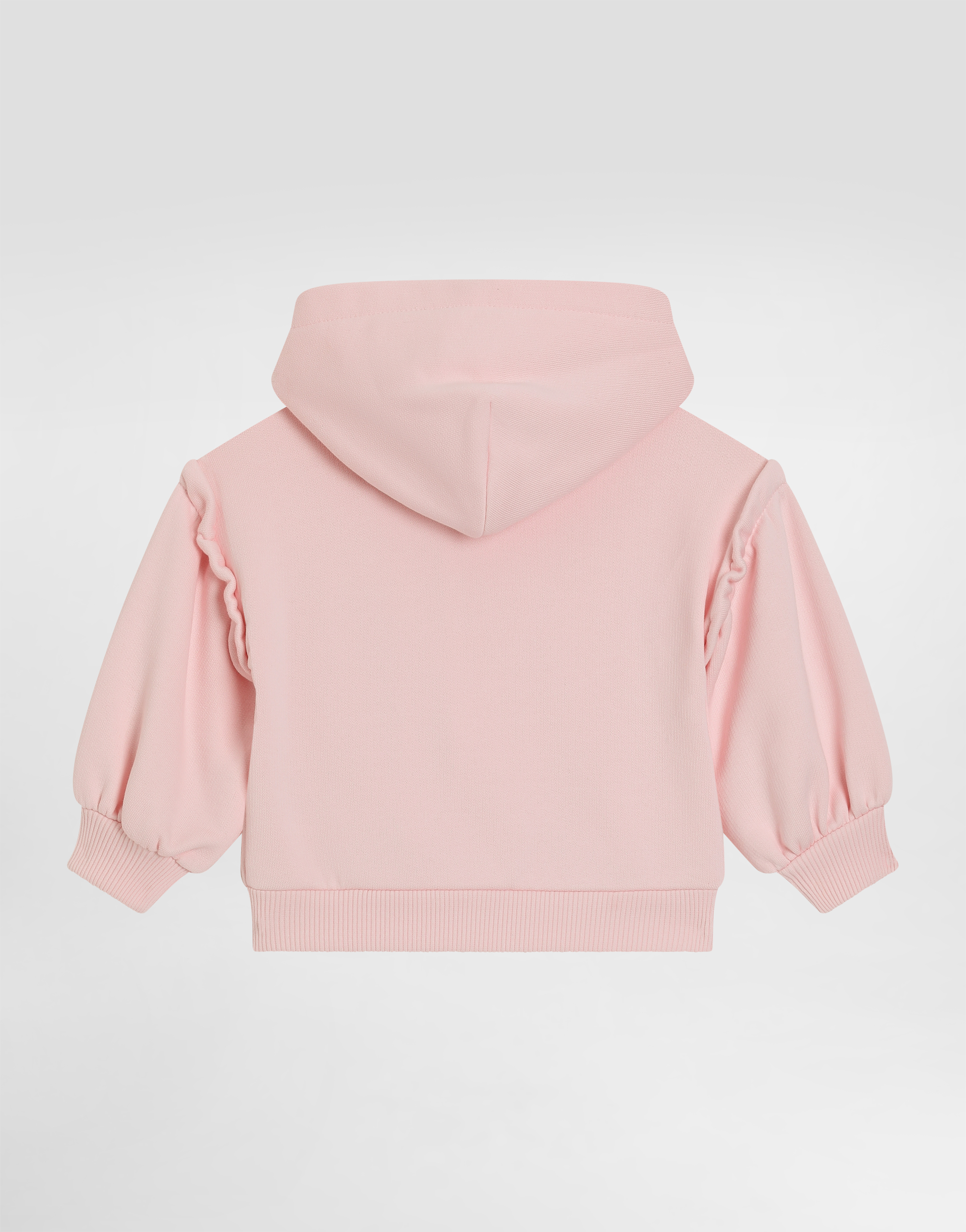  Dolce & Gabbana Dolce & Gabbana Hooded Sweatshirt With Leopard Print And Bow - Woman Collection Pink 24/30 Months 