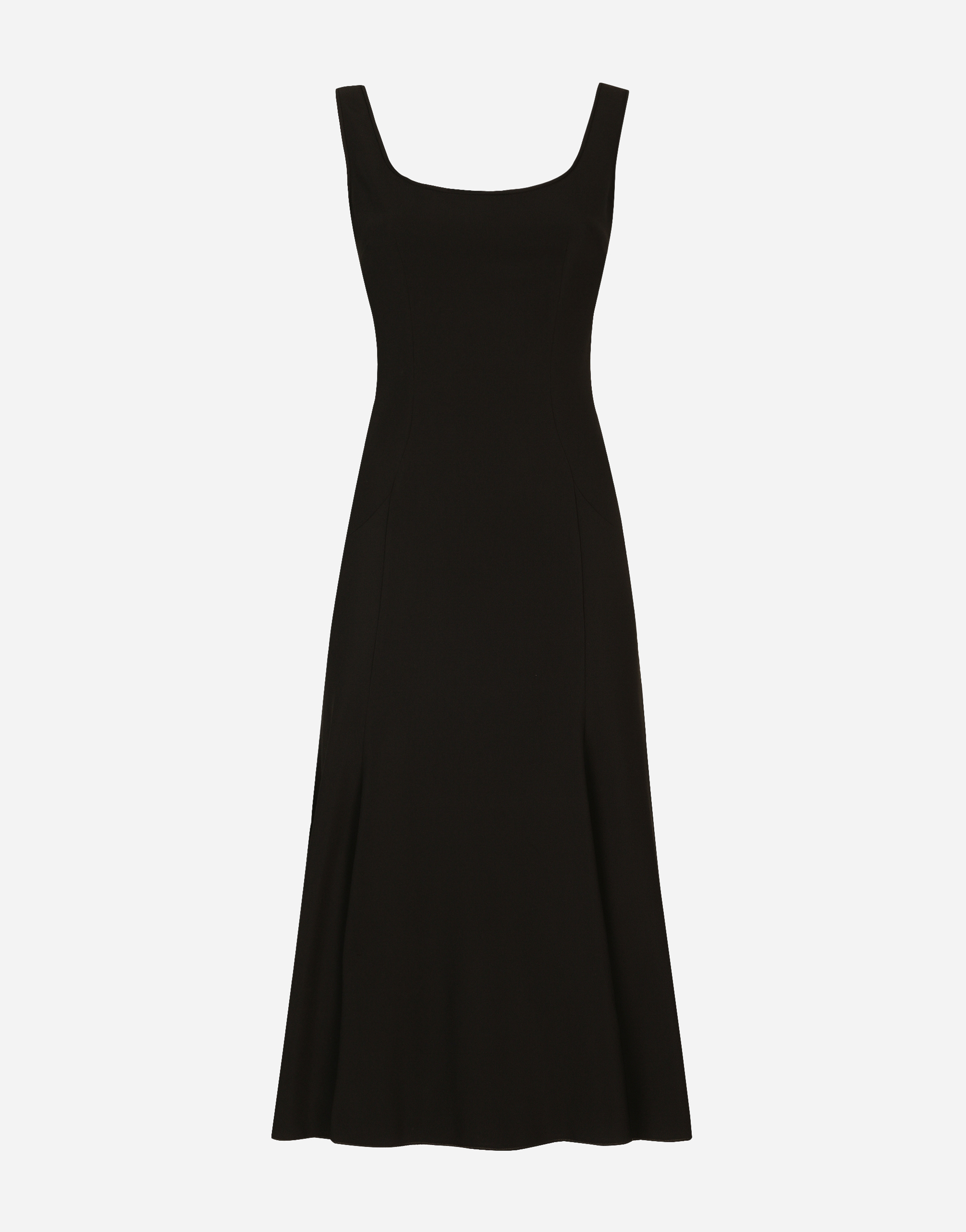 Dolce & Gabbana Calf-length Cady Dress - Woman Dresses Black Viscose