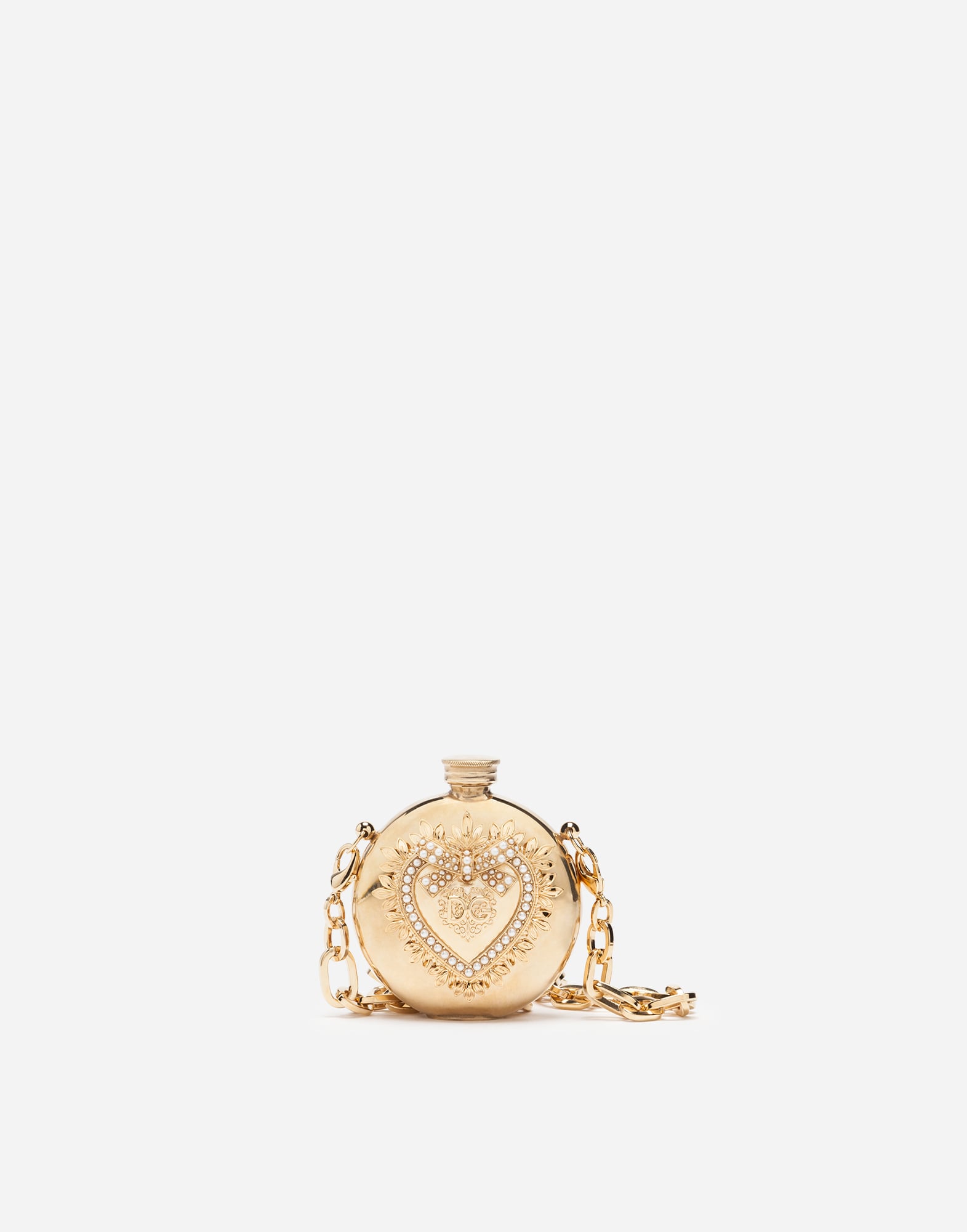 Jewel micro-bag with chain in Gold for Women | Dolce&Gabbana® US