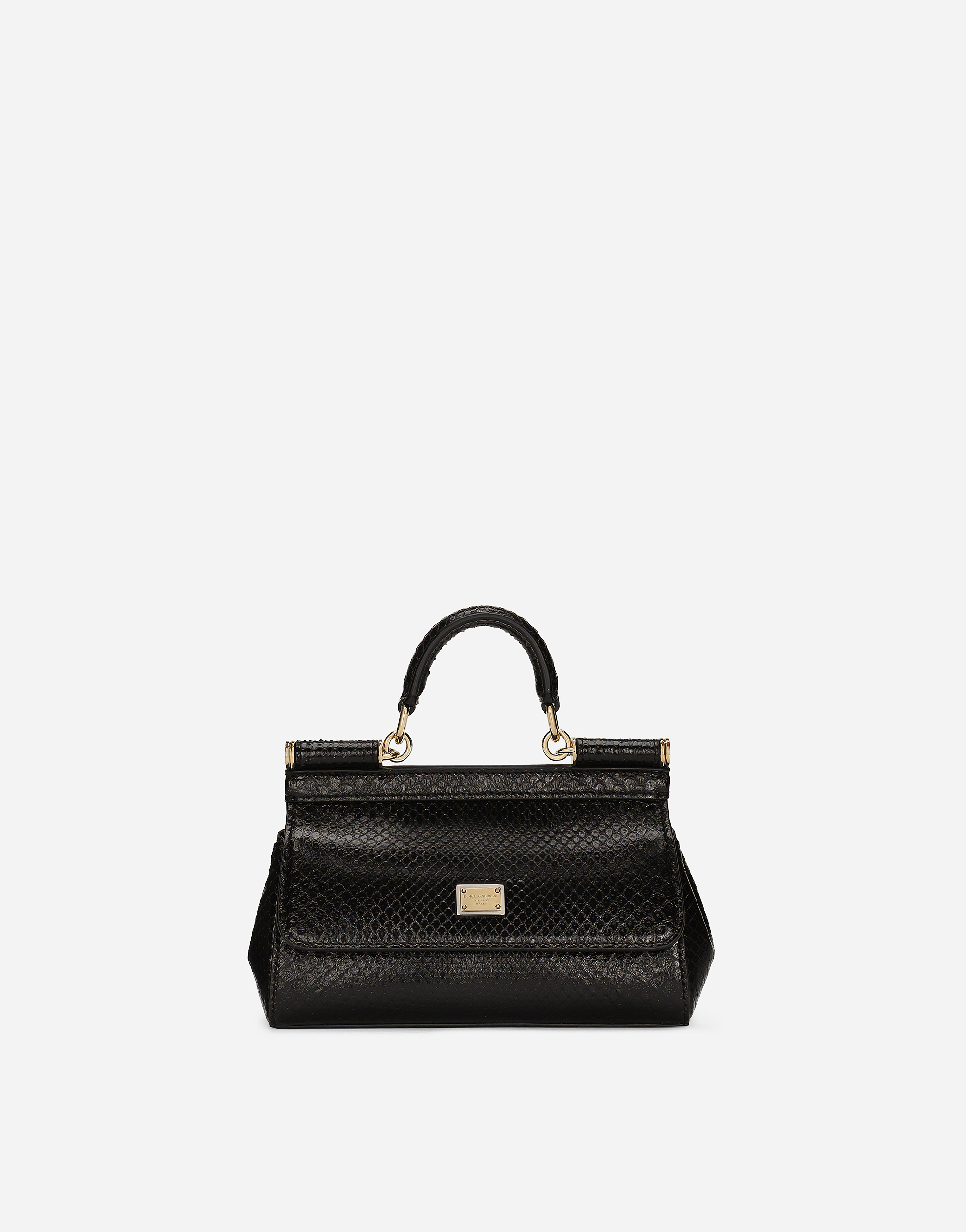 Dolce & Gabbana Small Sicily Handbag - Woman Handbags Black Onesize