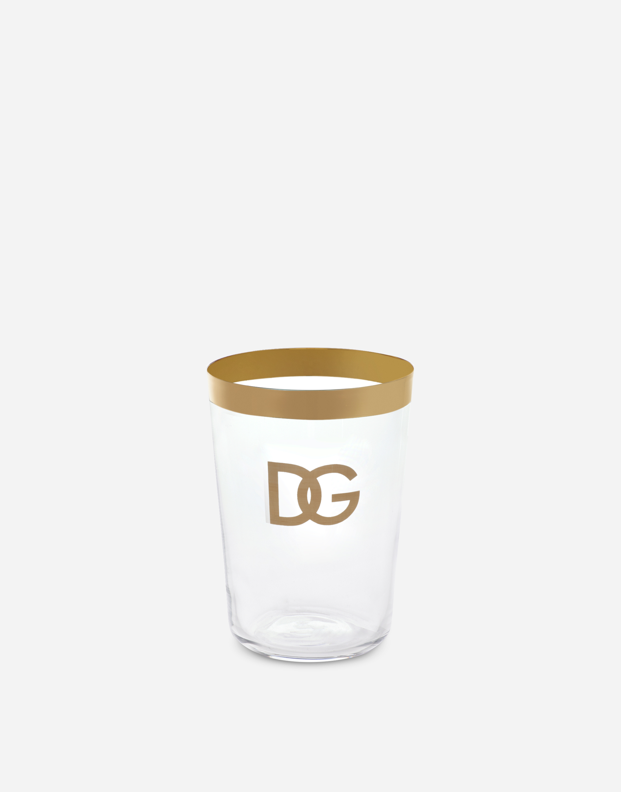 Dolce & Gabbana Set 2 Beverage Glasses In Multicolor