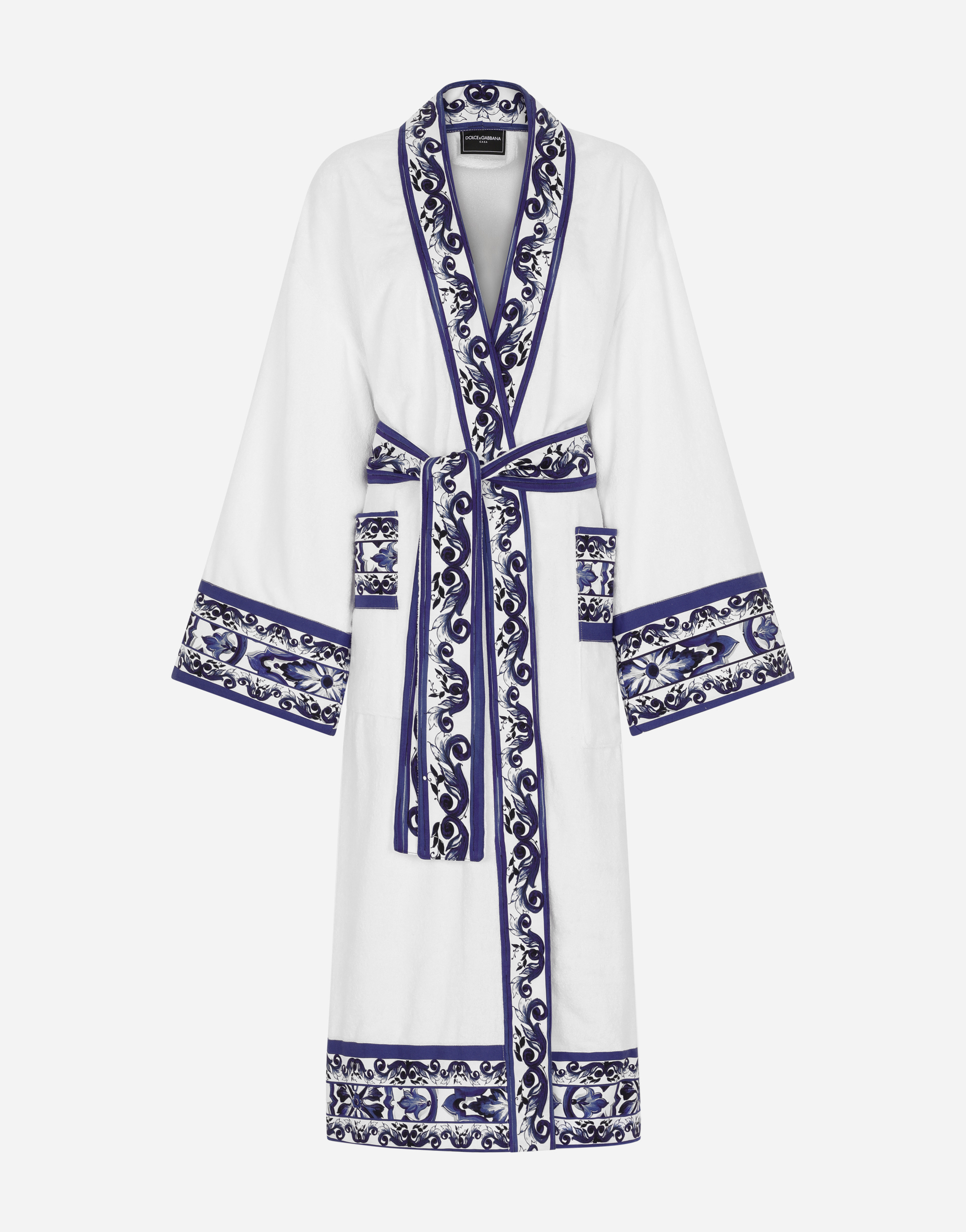 Pantalon Formel Dolce & Gabbana – Blanc Avec Bordure Dentelle – Taille L (IT50) – Coton – Neuf Avec étiquettes