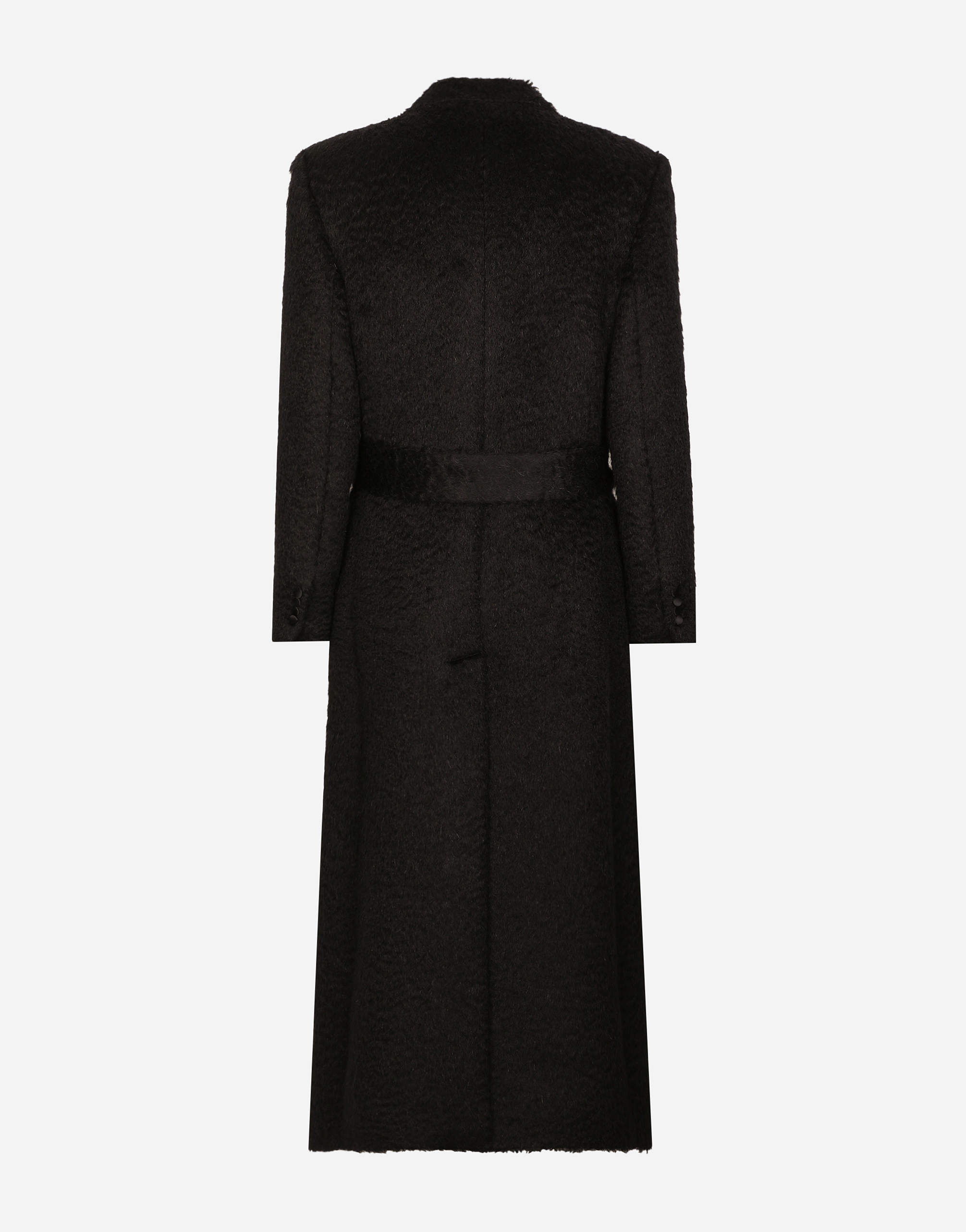 Belted oversize wool coat