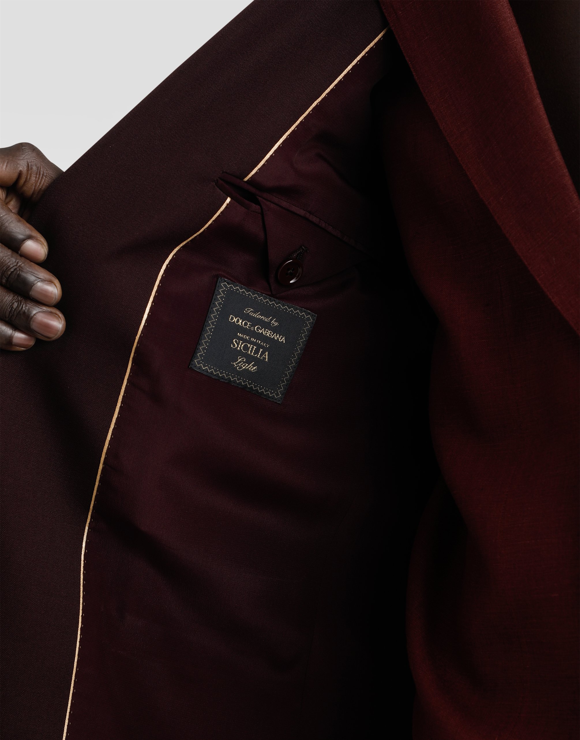 Single-breasted woolen jacket