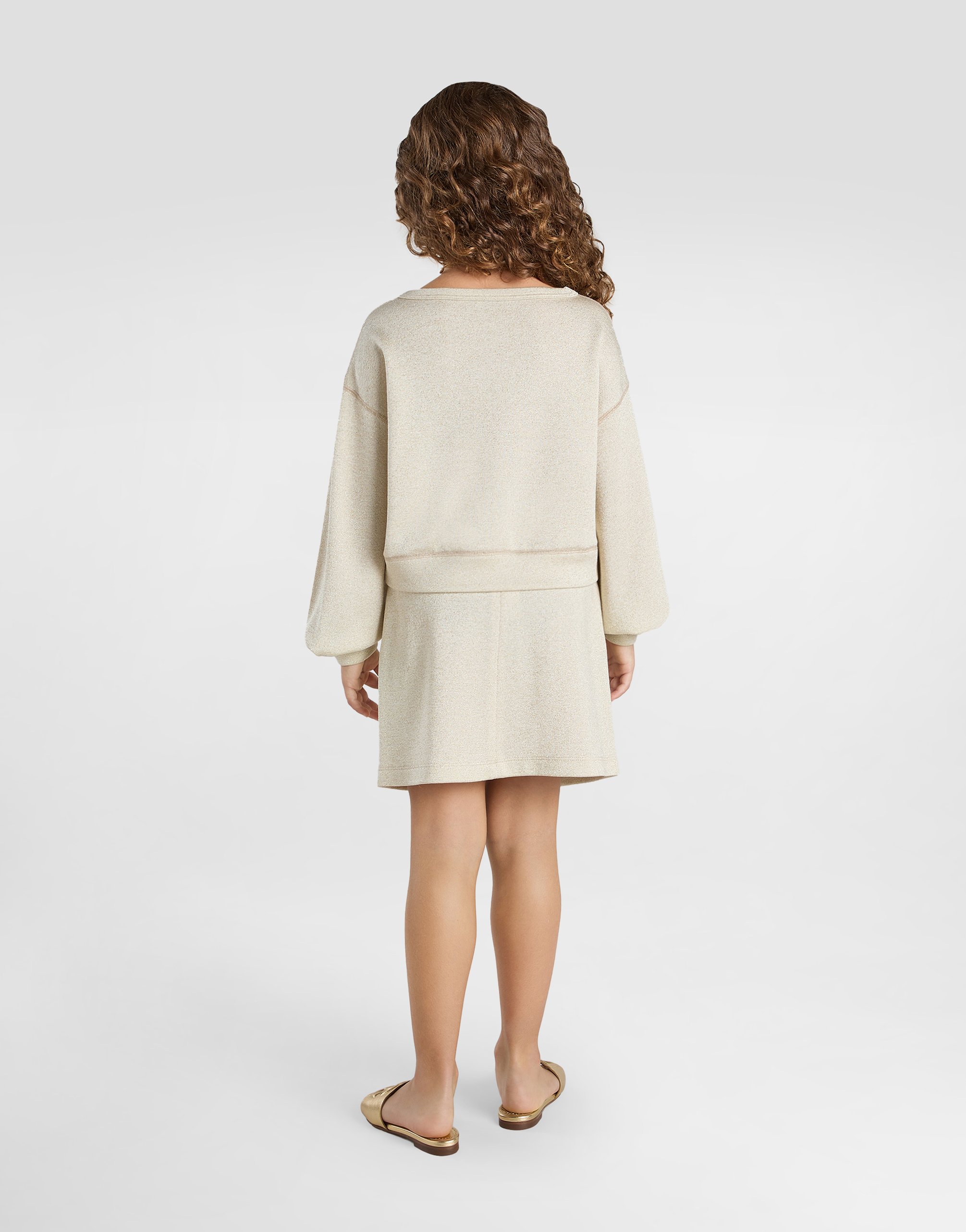 Round-neck sweatshirt with DG logo
