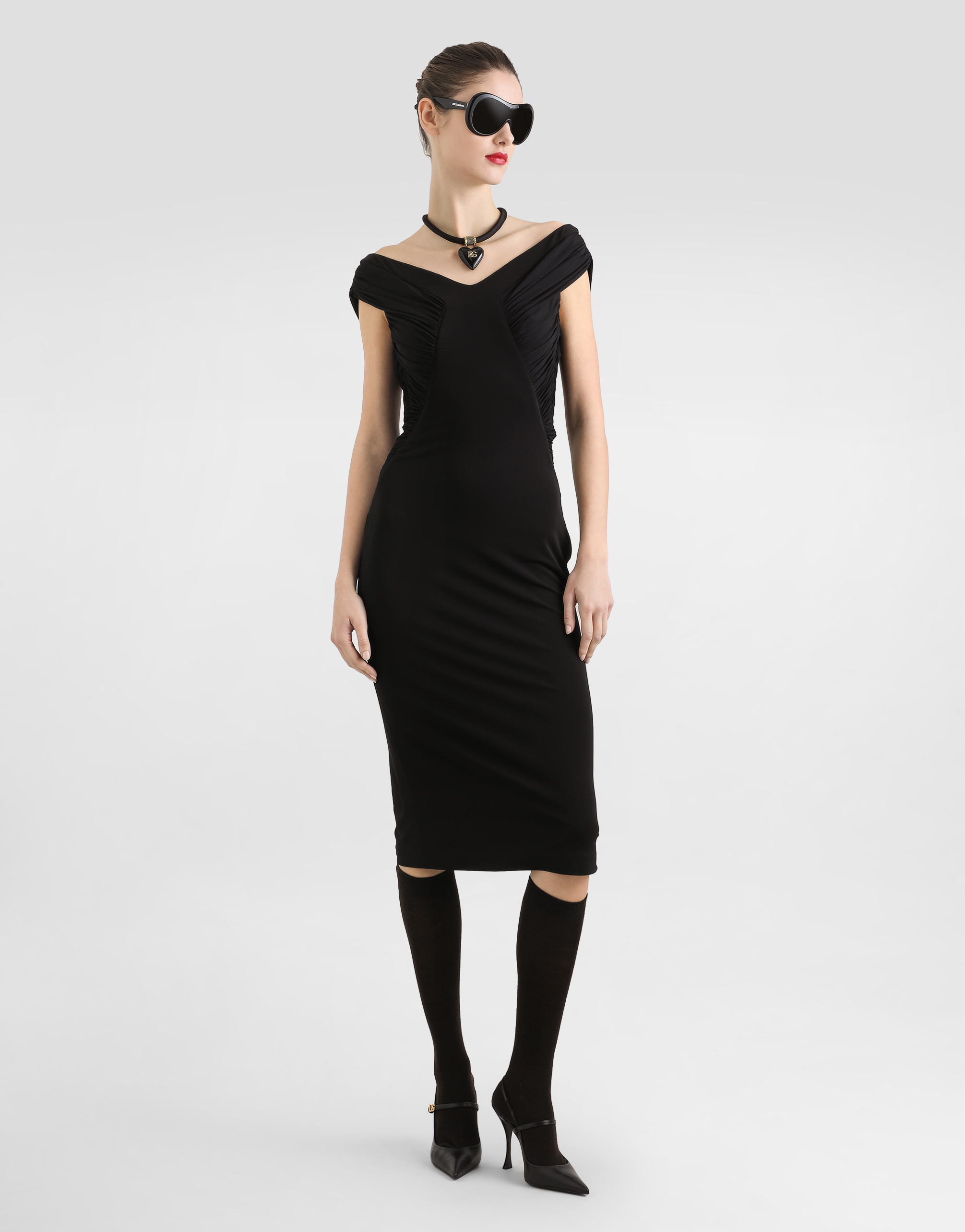 Dress crêpe organza
