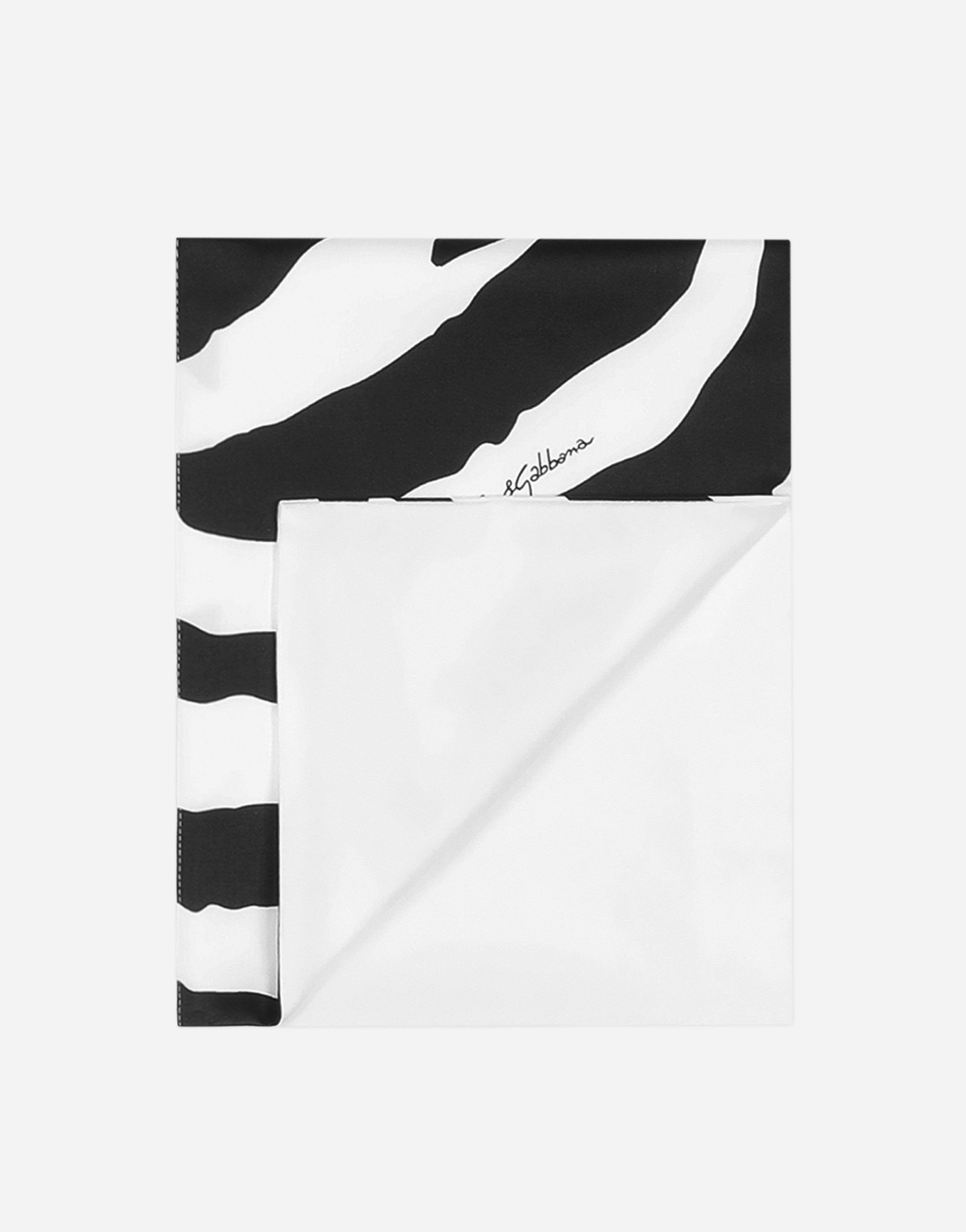 Dolce & Gabbana Set 2 Cotton Sateen Pillowcases In Multi