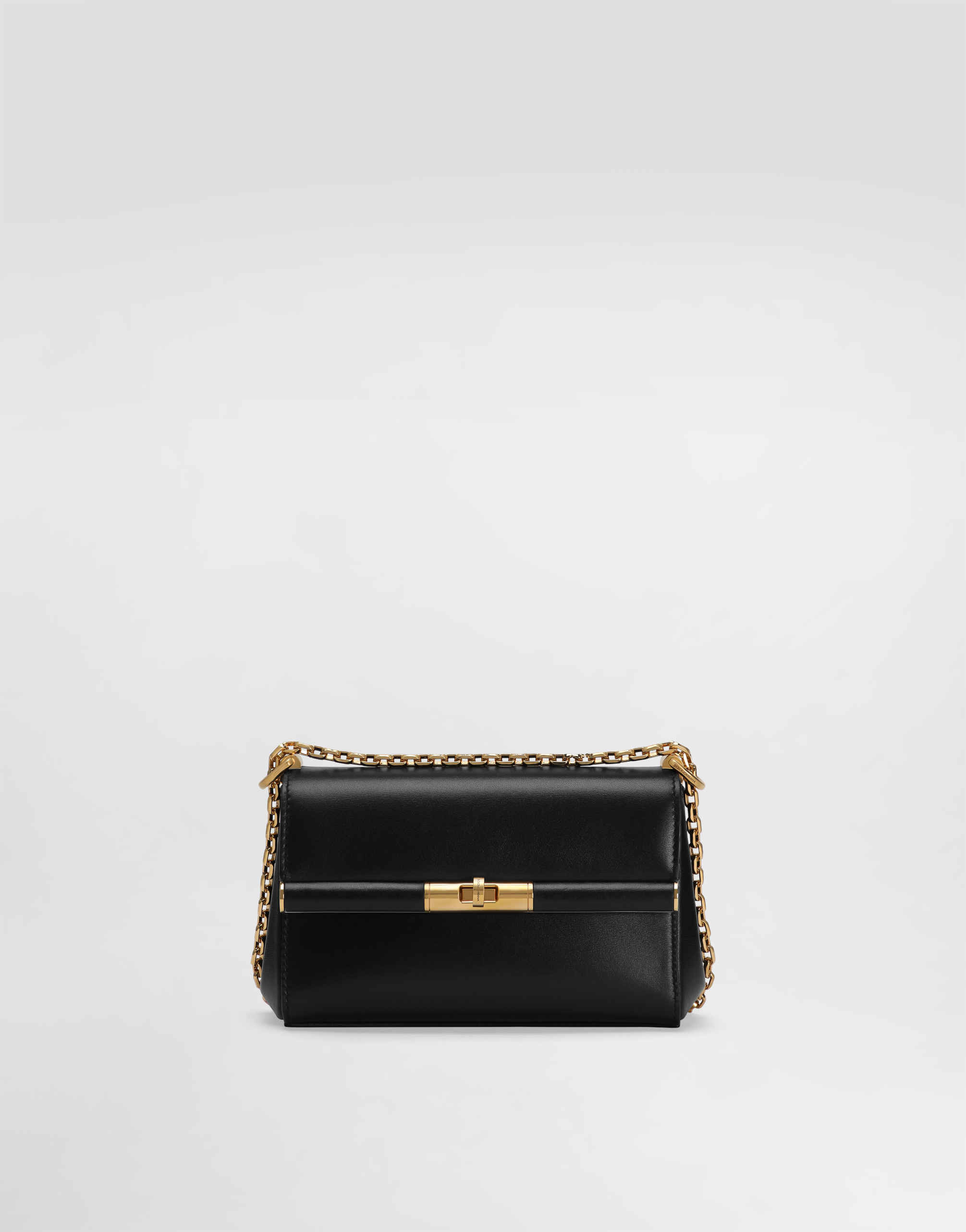 Dolce & Gabbana Marlene Mini Leather Shoulder Bag In Black