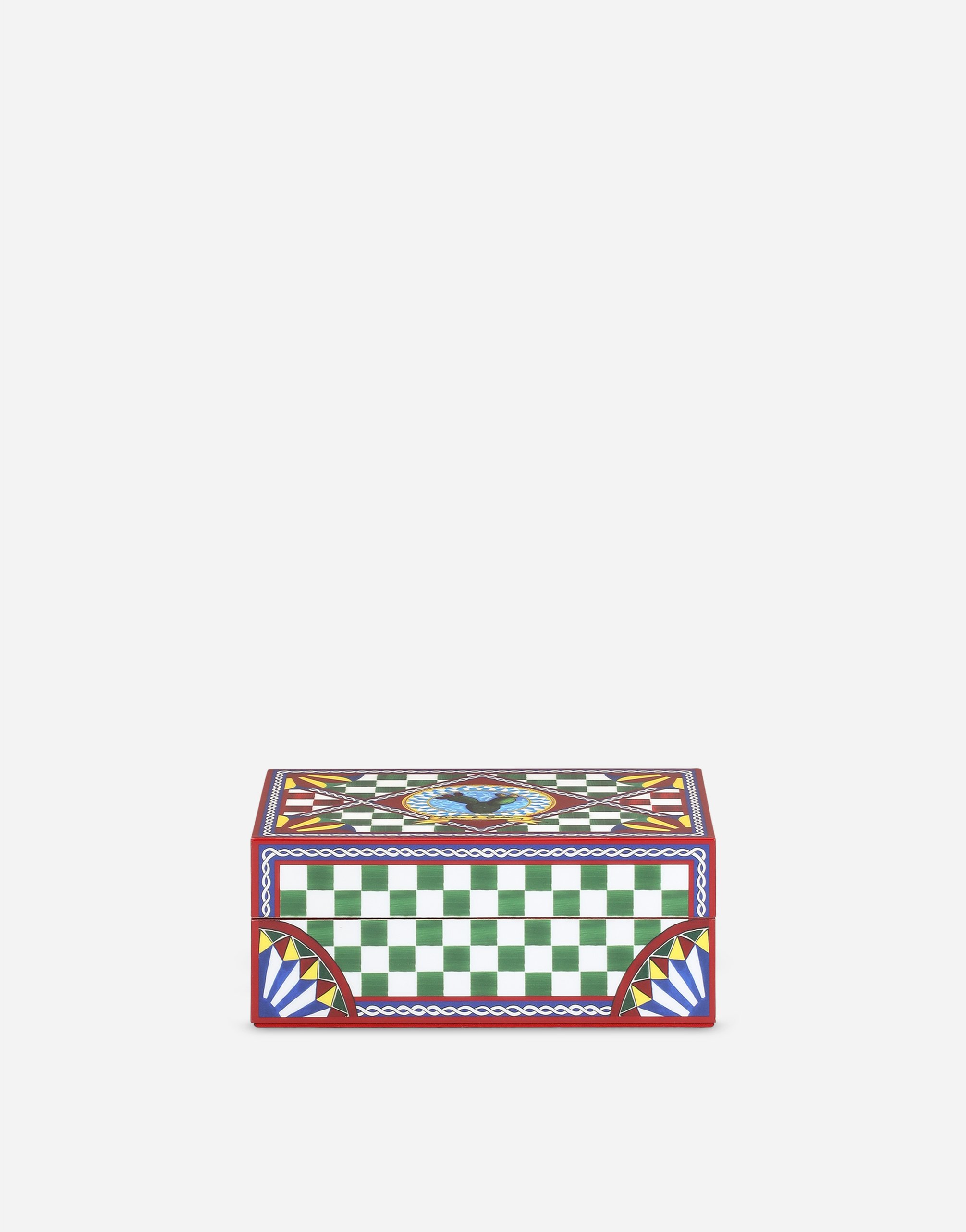 Dolce & Gabbana Plexiglass Domino Set In Multi