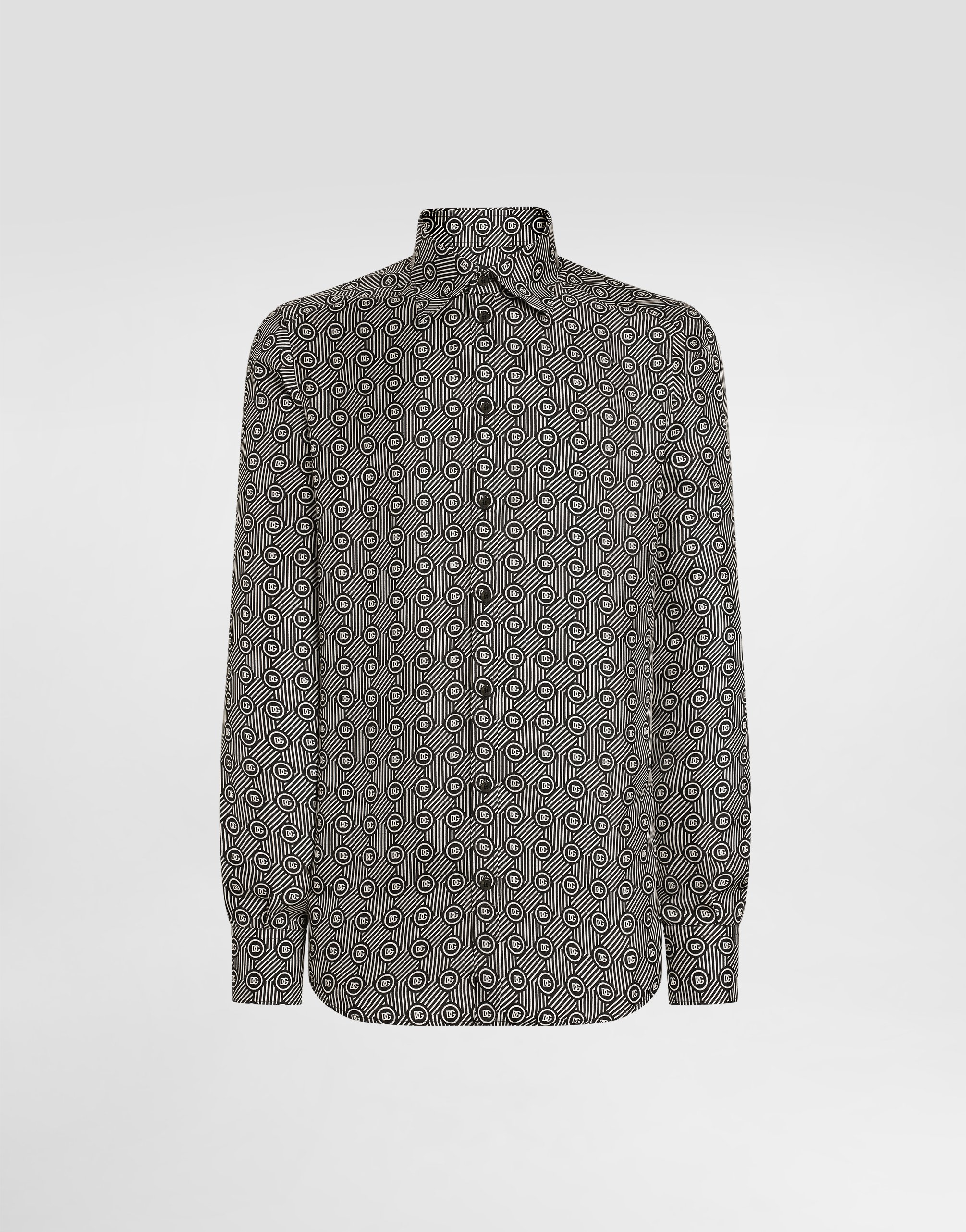 Dolce & Gabbana Private Wardrobe Long Sleeves Shirt In Gray
