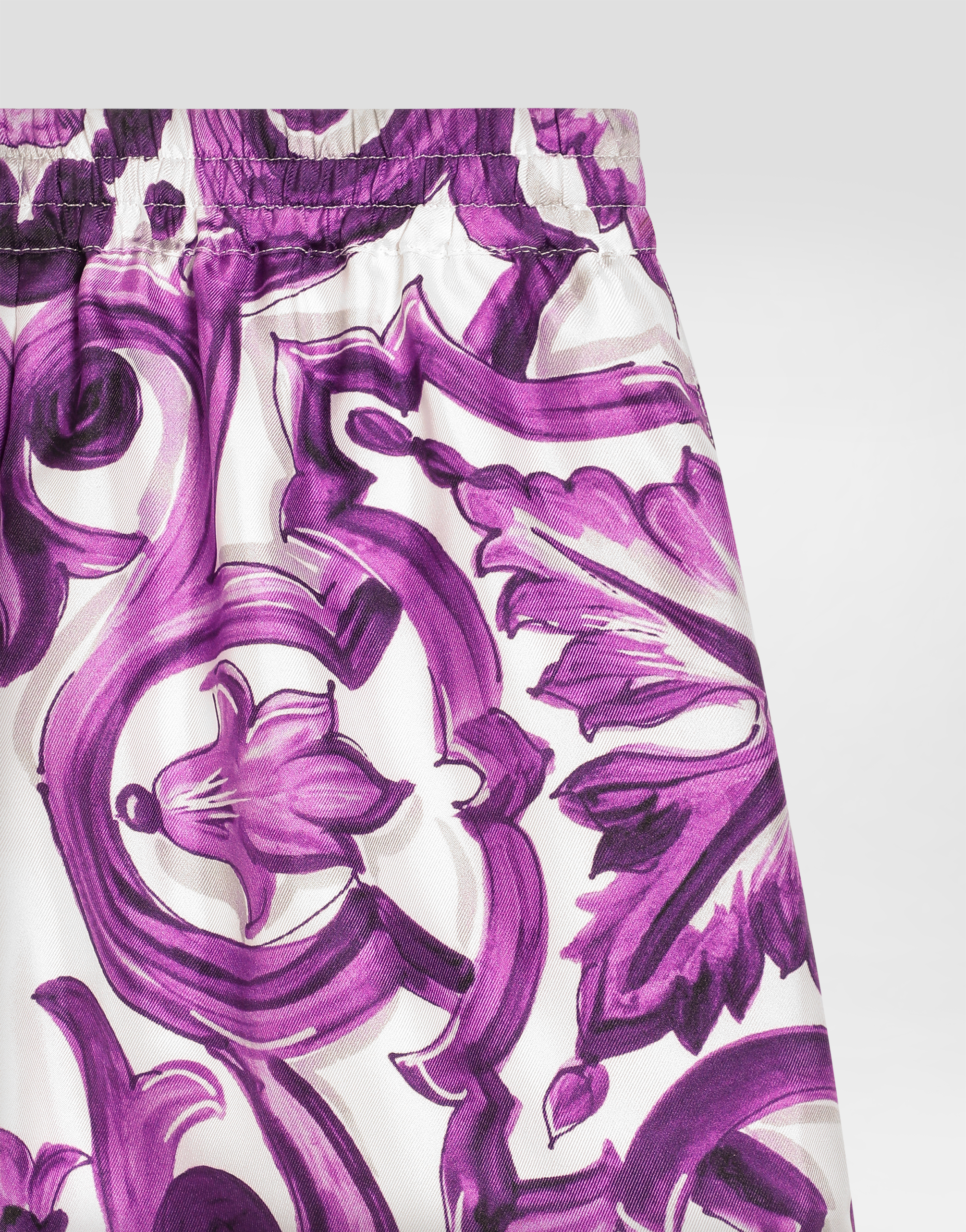 Dolce & Gabbana Majolica-print Twill Bermuda Shorts